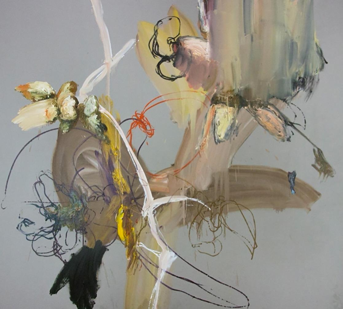 Angel Ricardo Rios Abstract Painting - Clases de mono y otras habilidades