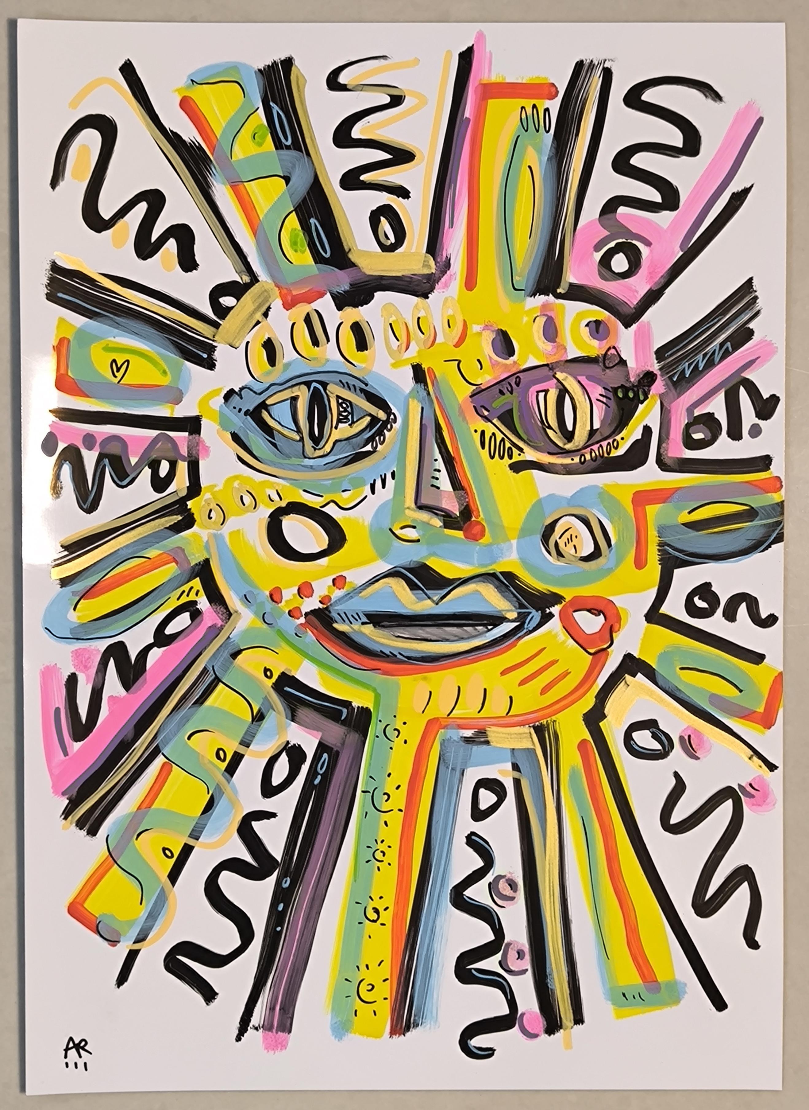 2 Drawings included

Markers & acrylic on paper

Shipped well protected, unframed


