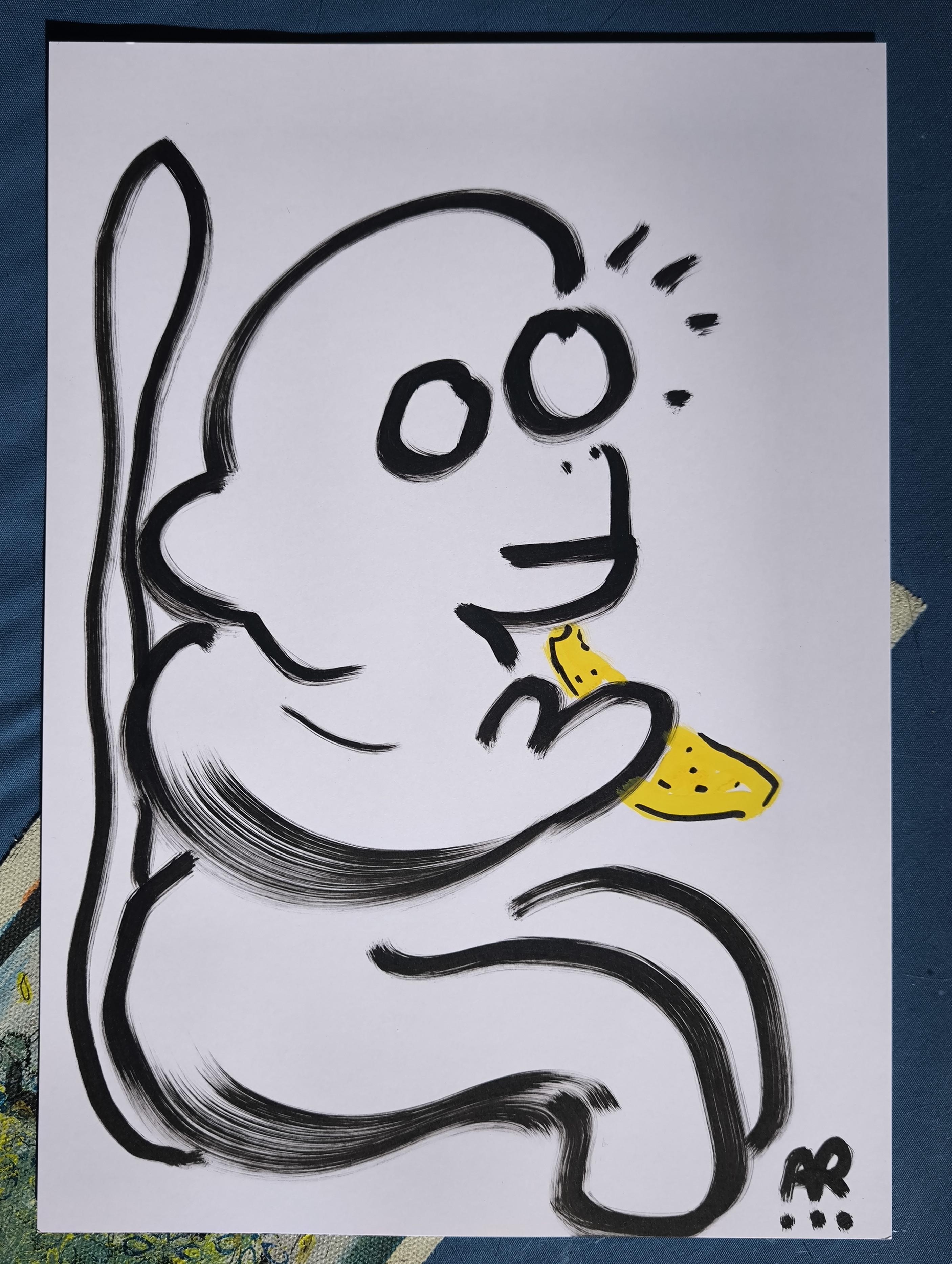 4 Zeichnungen, s/w im Angebot 6