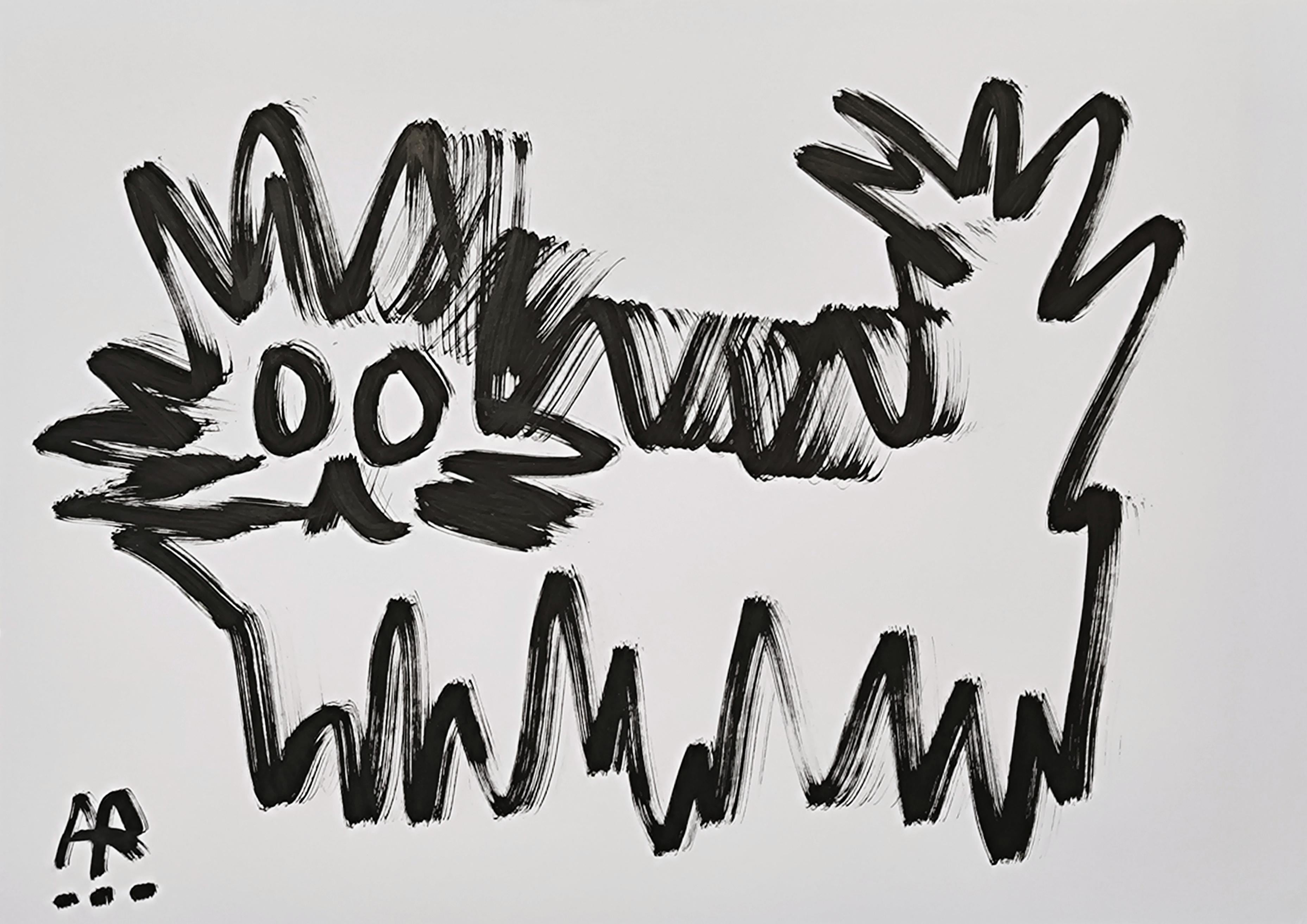 4 Disegni, B&N - Painting di Angel Rivas