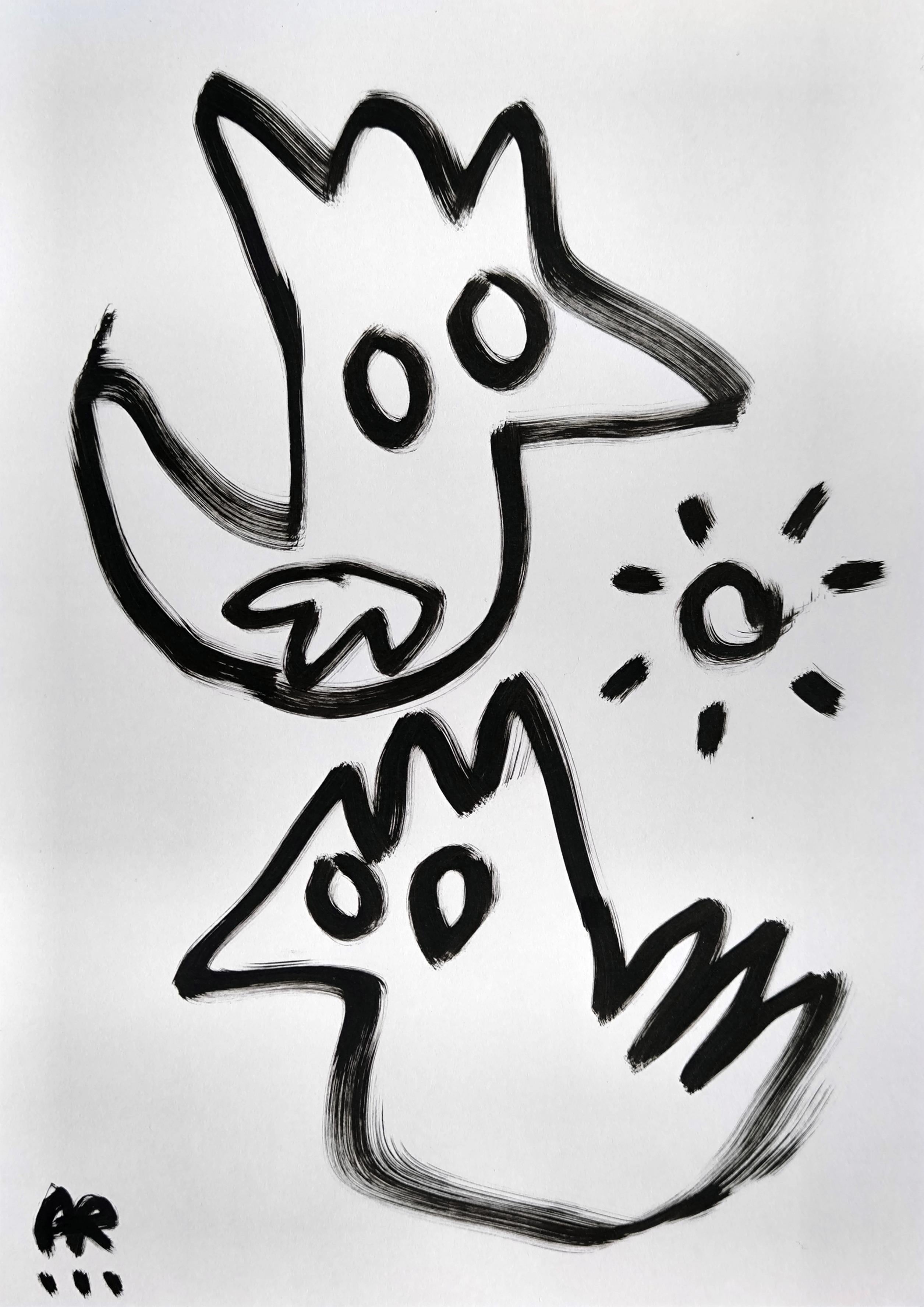 4 Zeichnungen enthalten

Marker & Acryl auf Papier

Versand gut geschützt, ungerahmt


