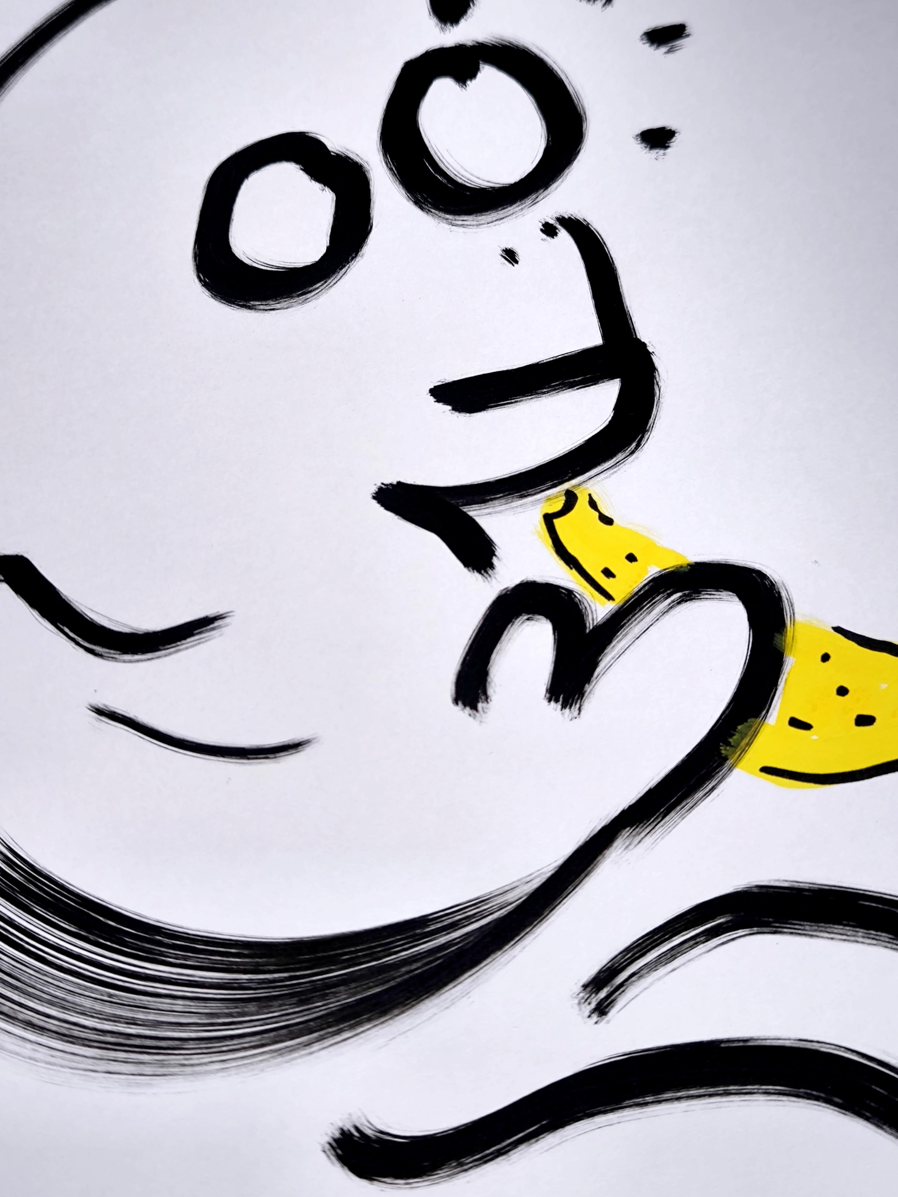 4 Zeichnungen, s/w im Angebot 4