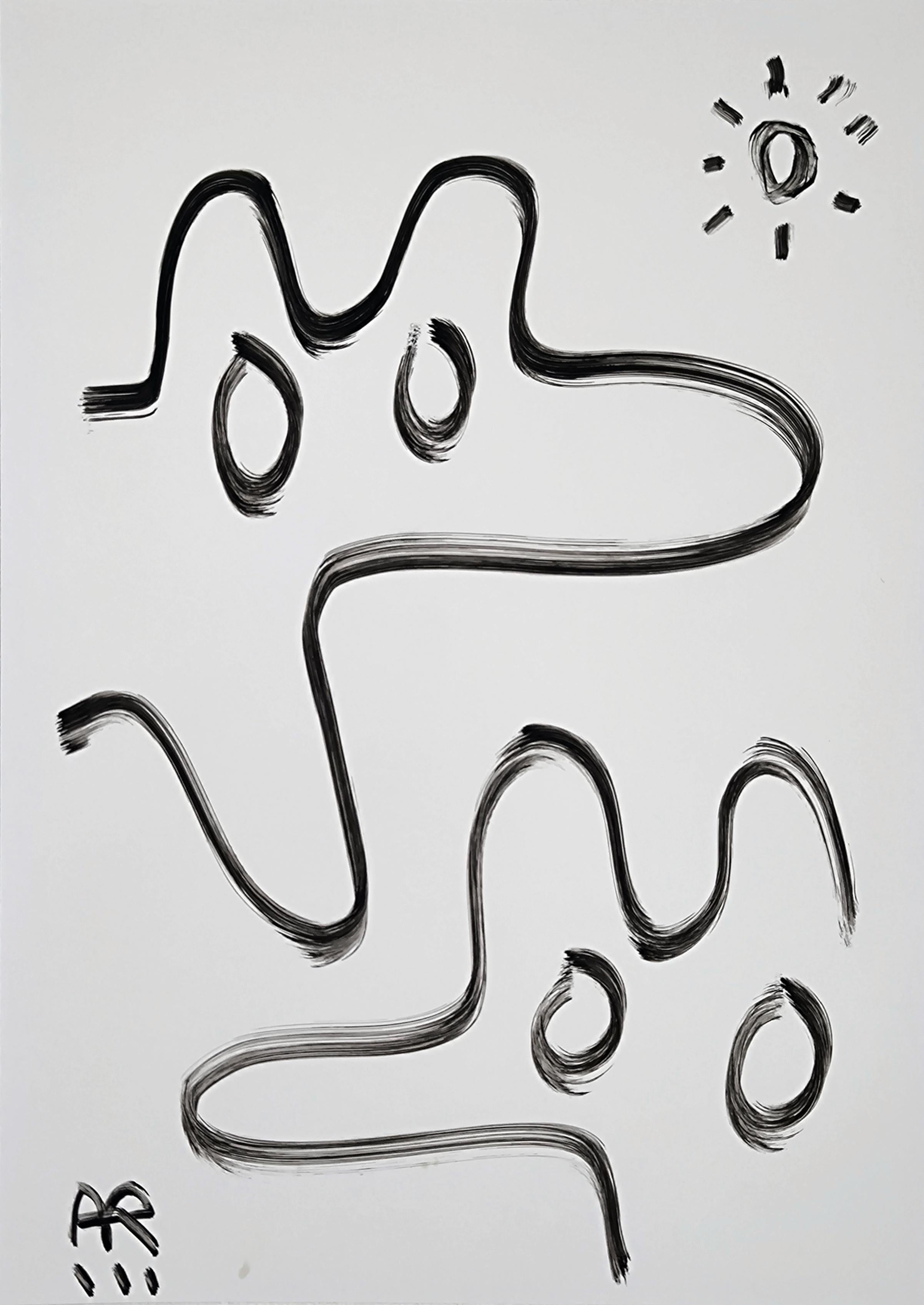5 Dessins, N&B en vente 1