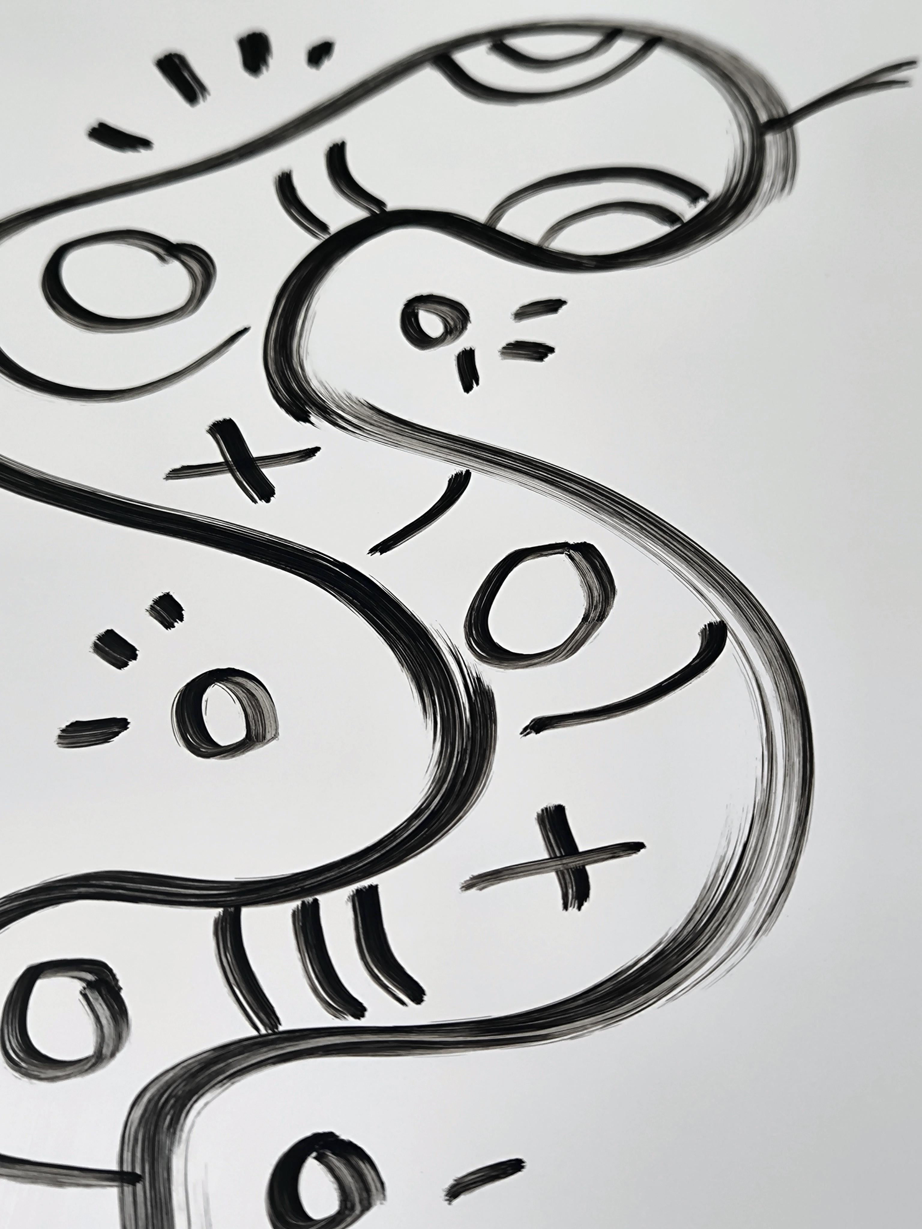 5 Dessins, N&B en vente 4
