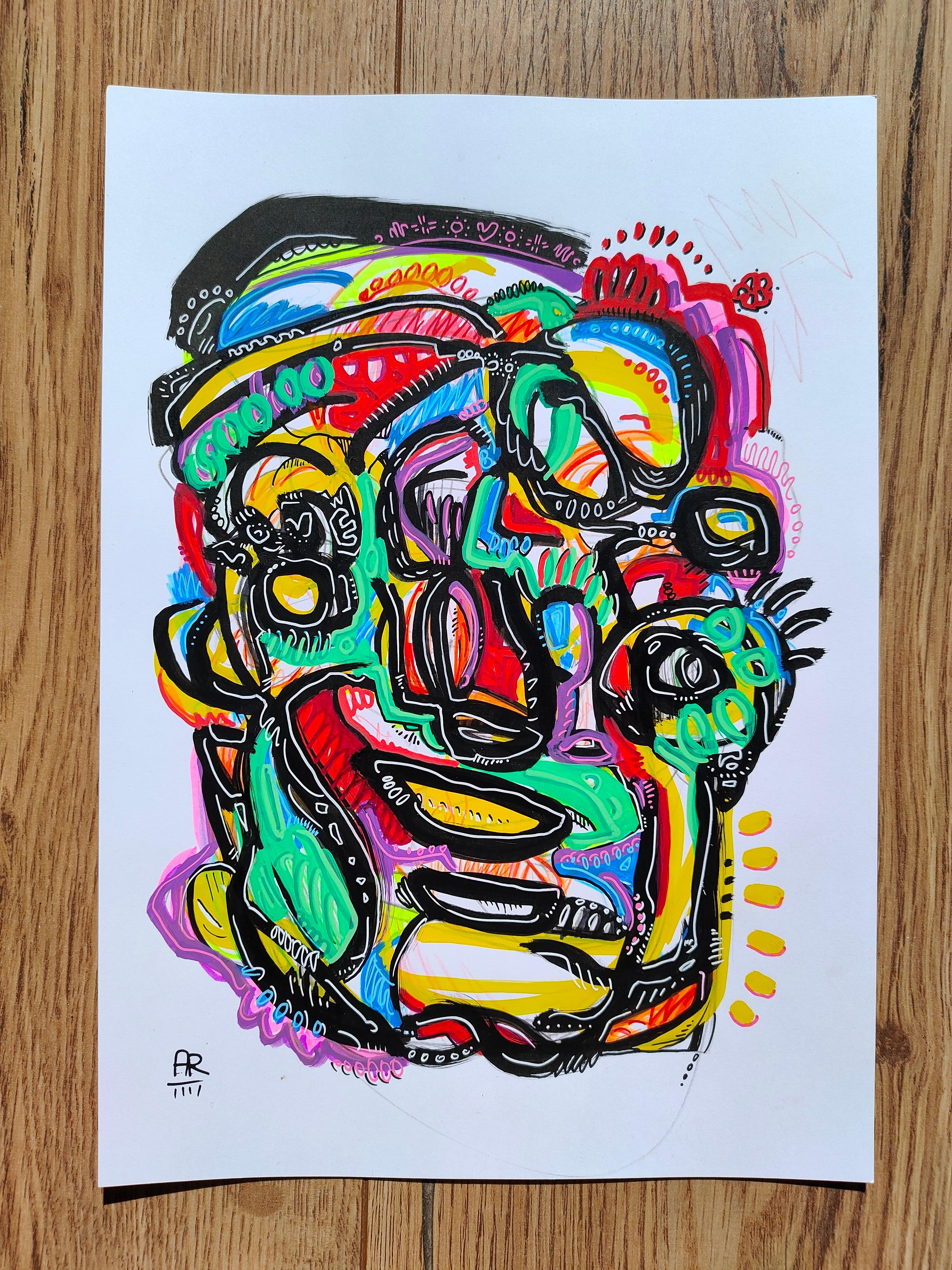 CARA RESUMEN - Painting de Angel Rivas