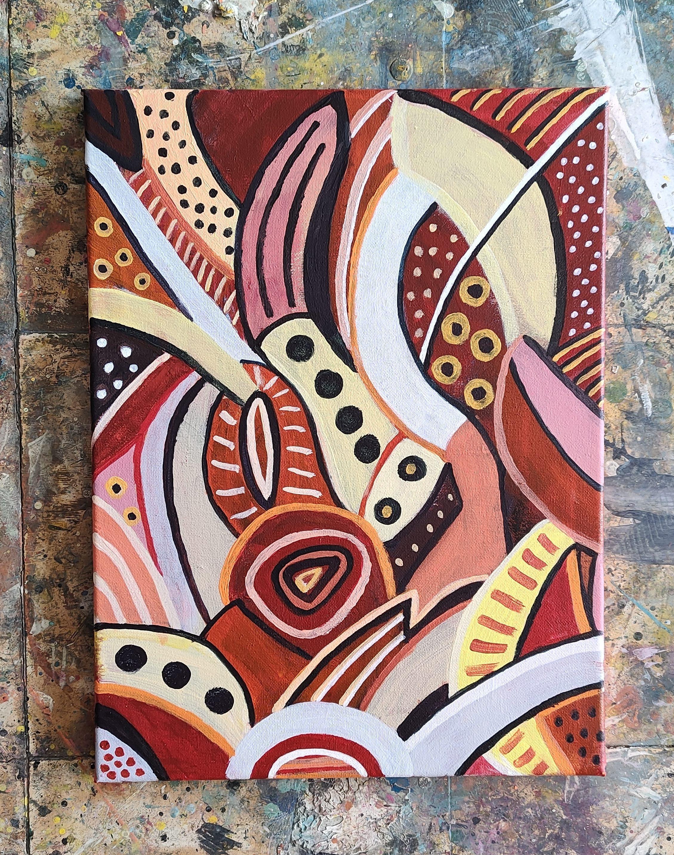 ABSTRACT - Painting di Angel Rivas