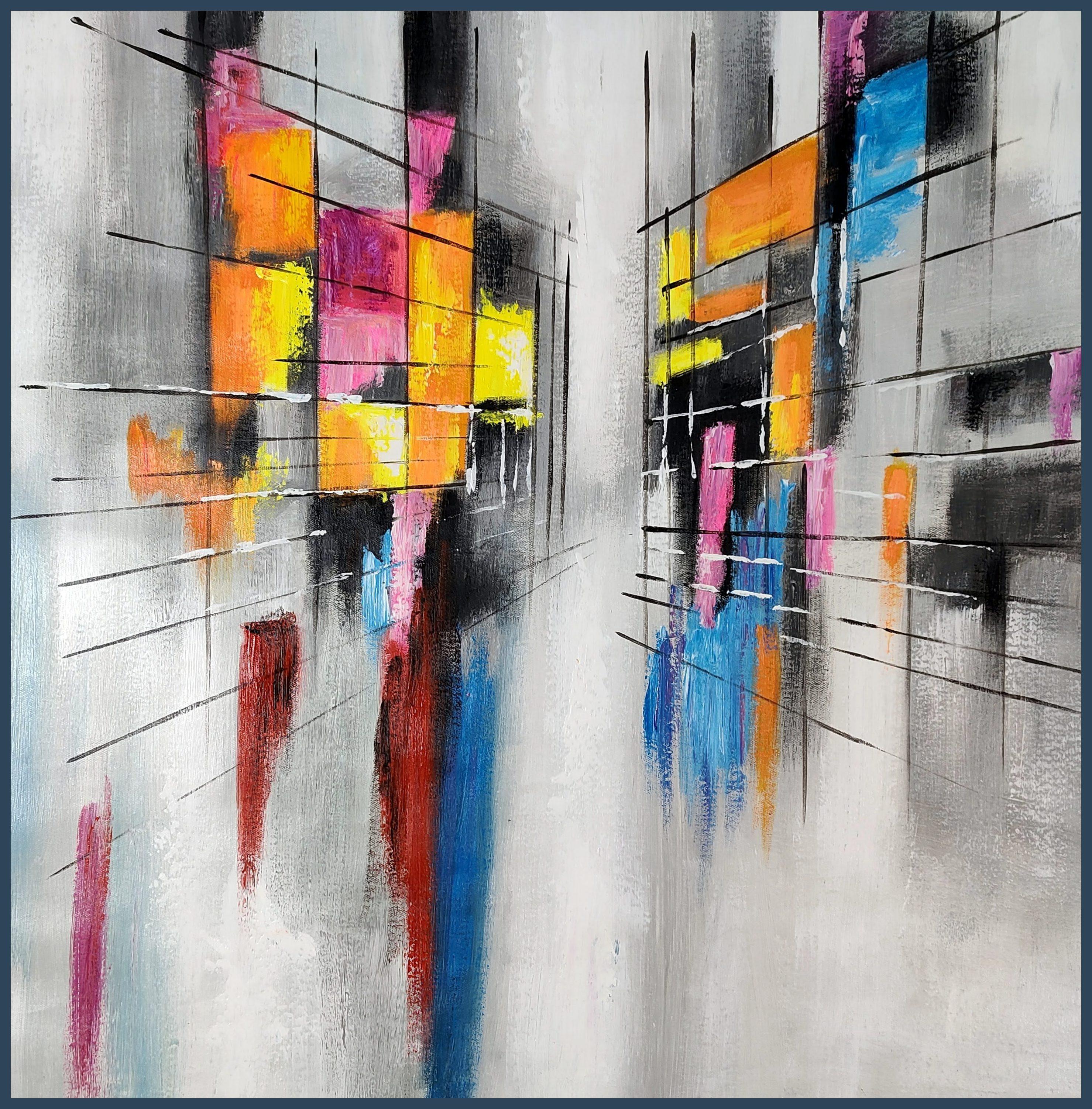 Angel Rivas Abstract Painting - ABSTRACT