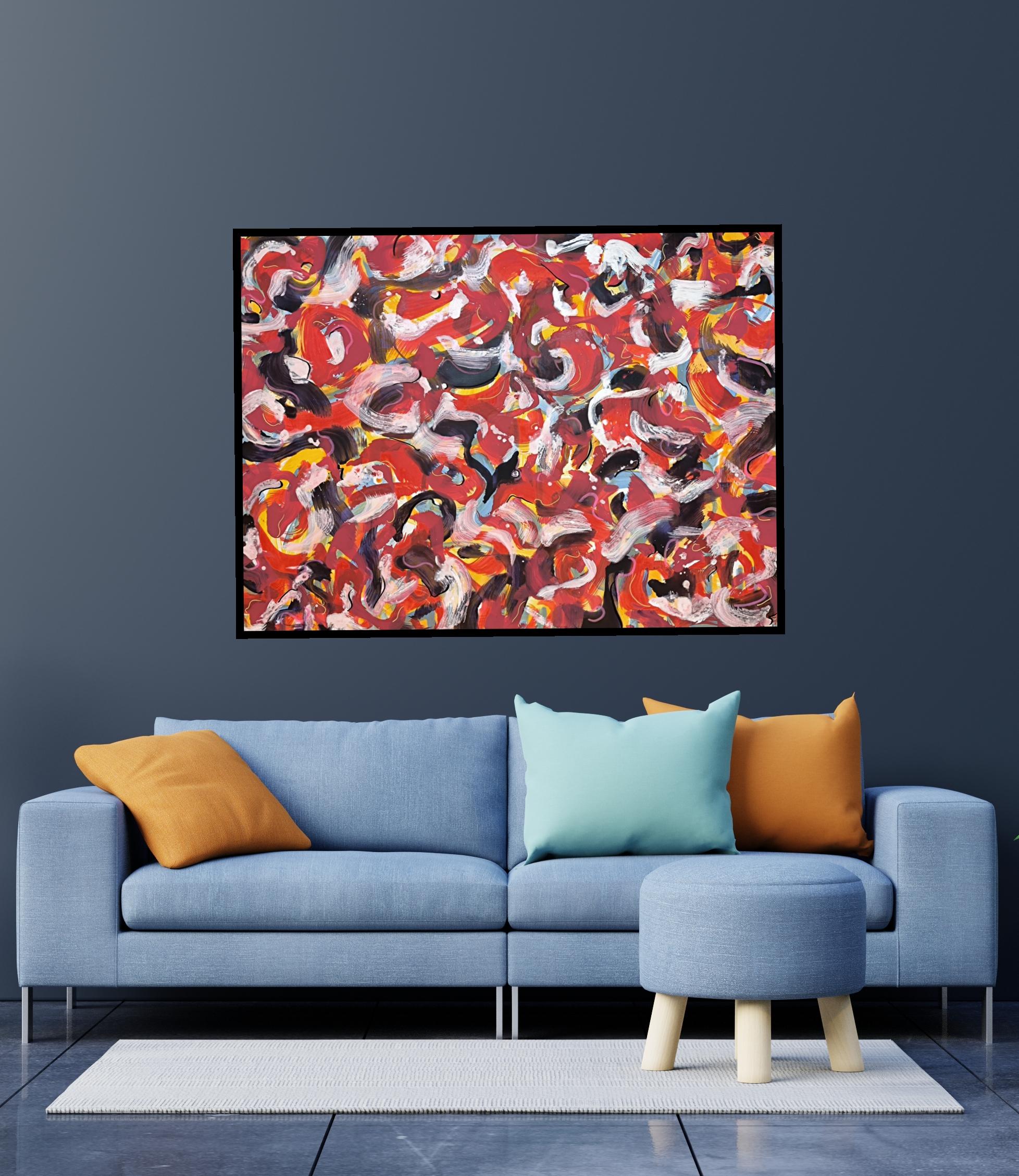 FORZE ASTRATTE - Painting di Angel Rivas