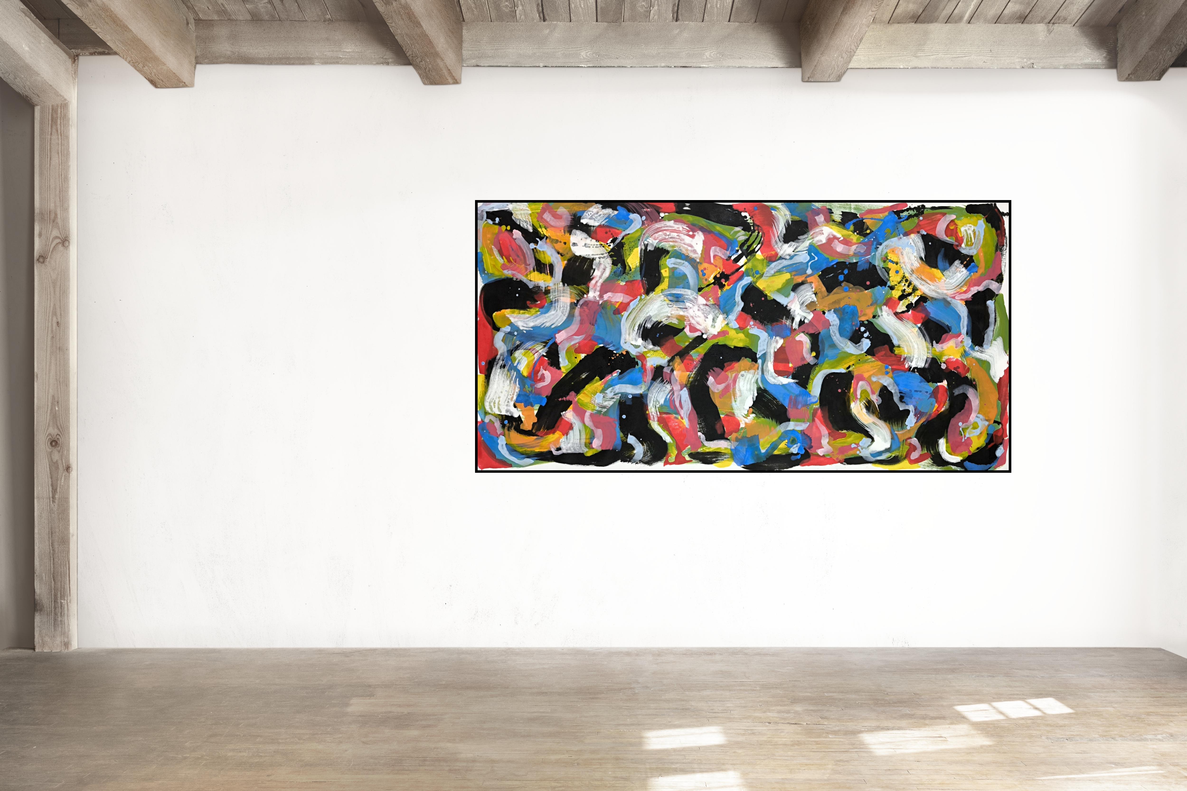 ABSTRAKTE KRÄFTE (Postmoderne), Painting, von Angel Rivas