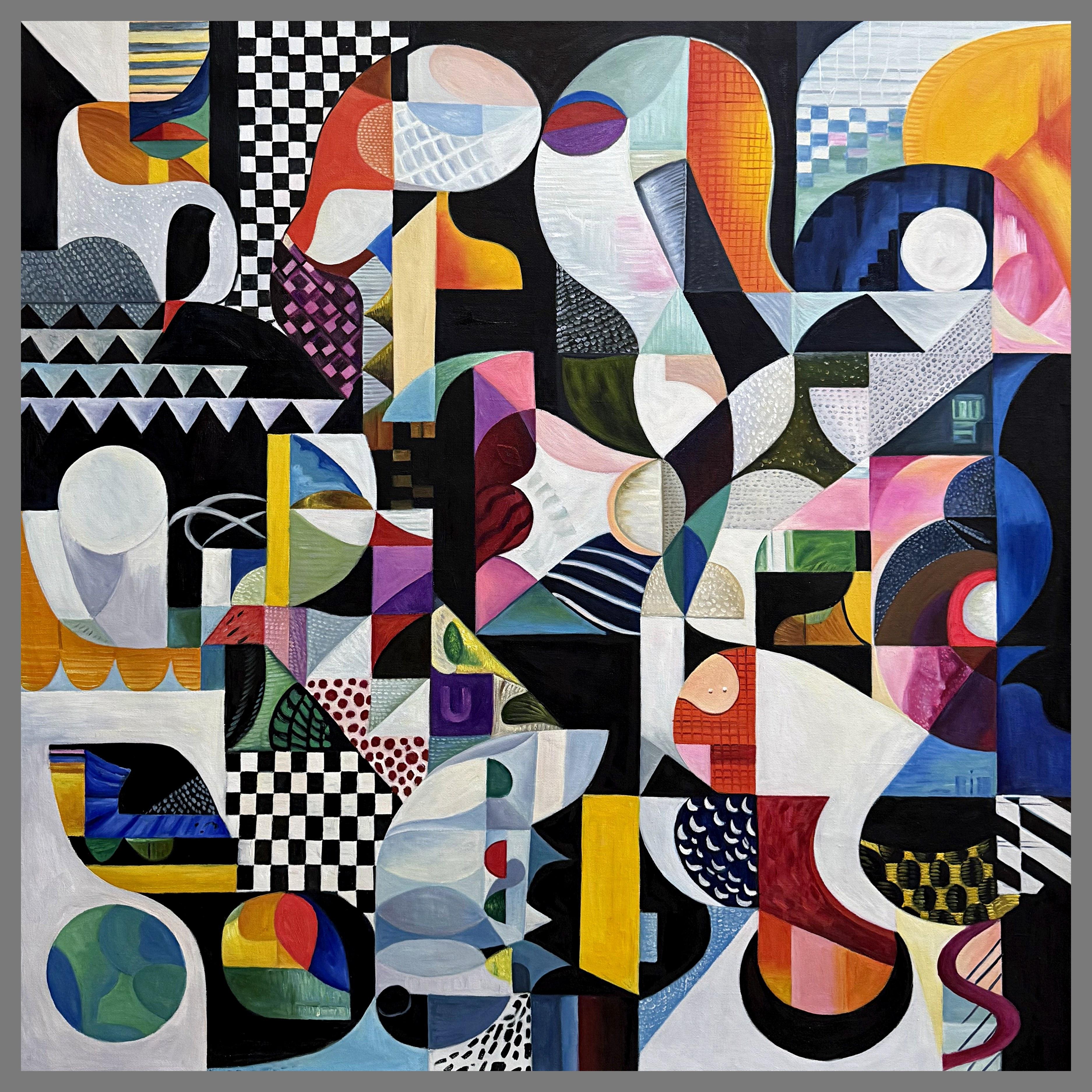 REALTÀ ASTRATTA - Painting di Angel Rivas