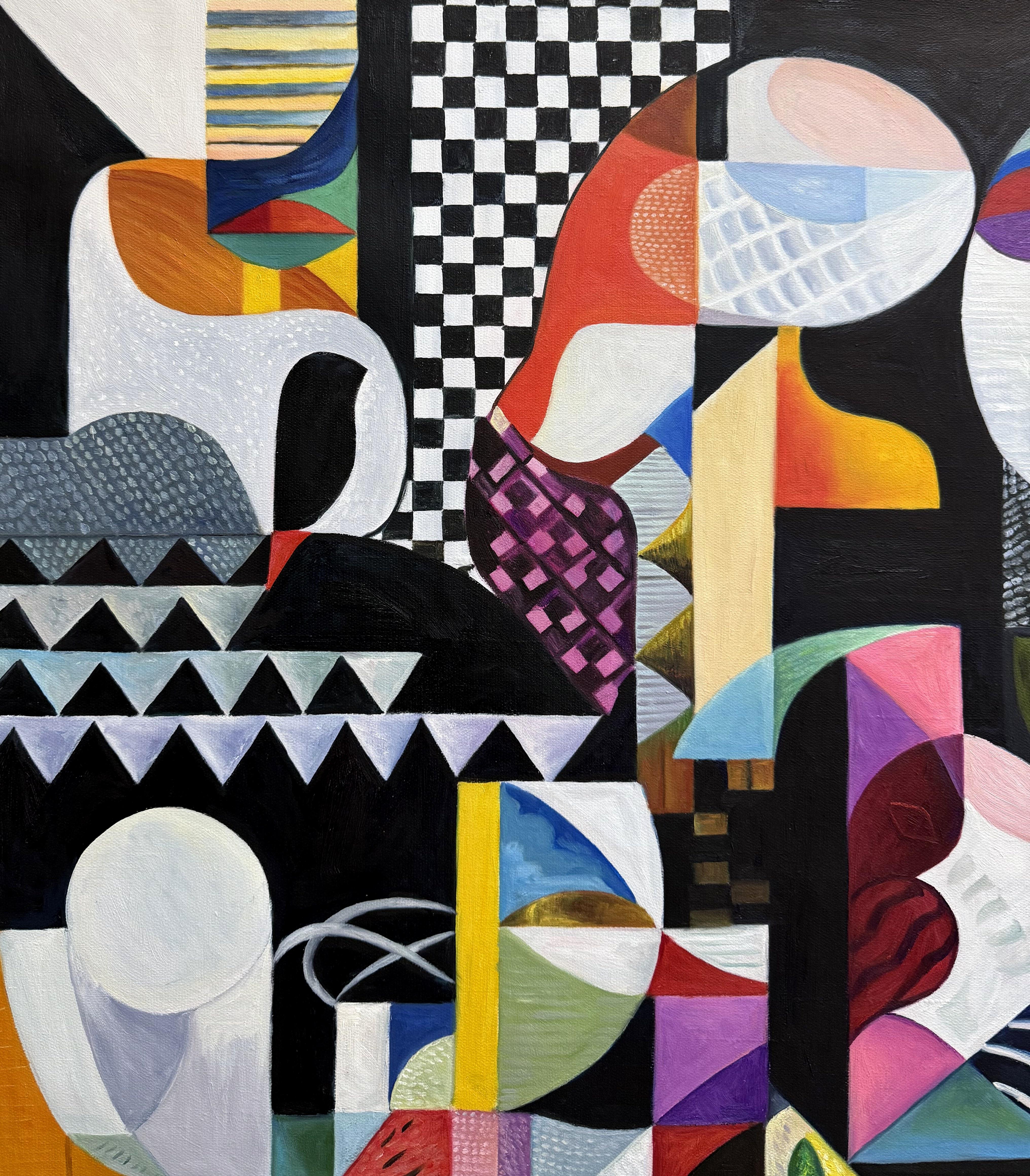 REALTÀ ASTRATTA - Painting Postmoderno di Angel Rivas