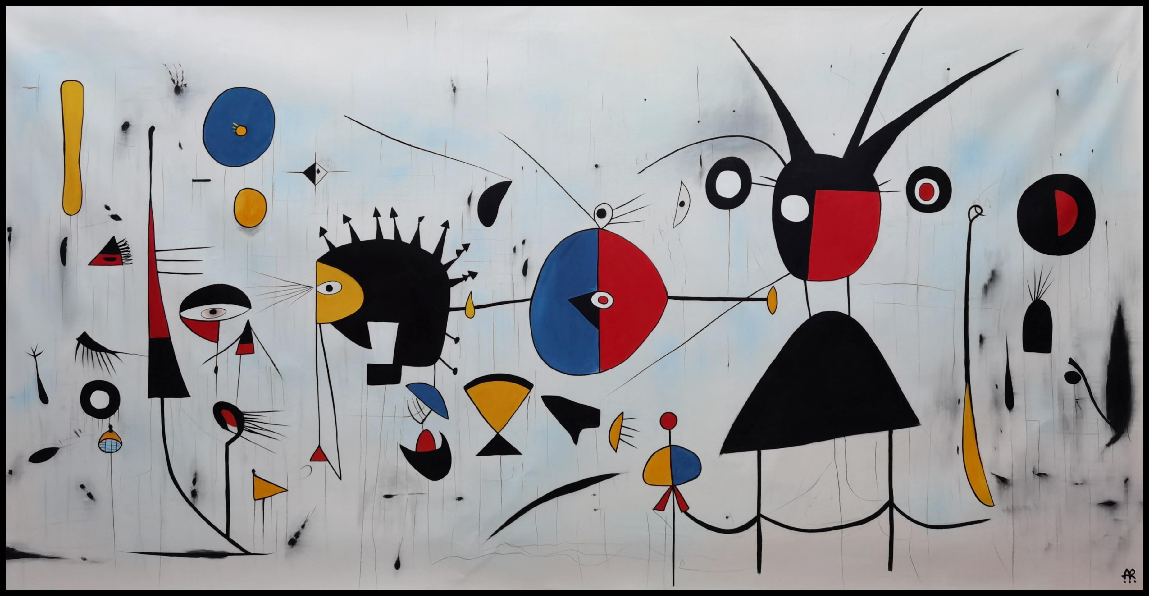 MONDO ABSTRACT - Painting di Angel Rivas
