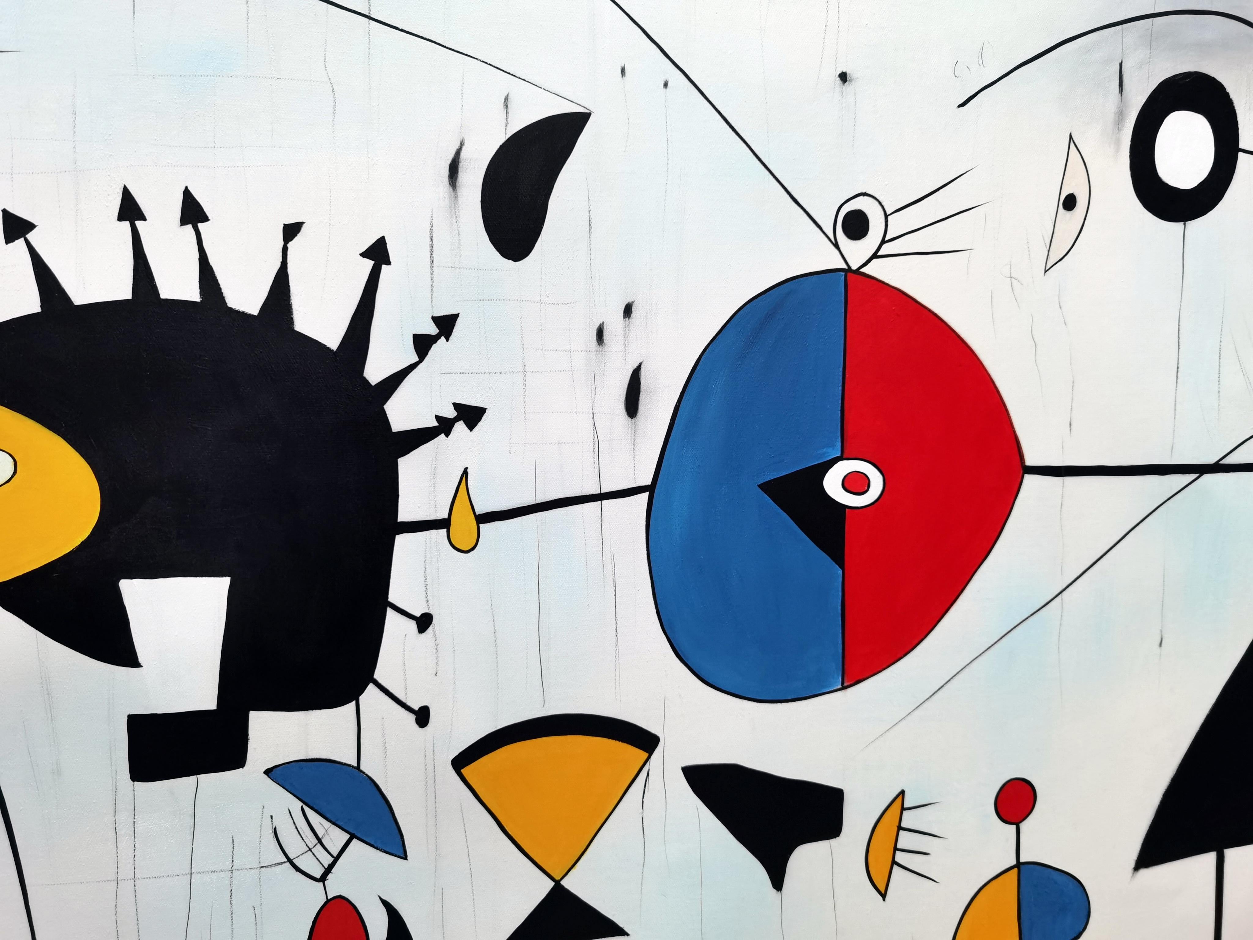 MONDO ABSTRACT - Painting Moderno di Angel Rivas