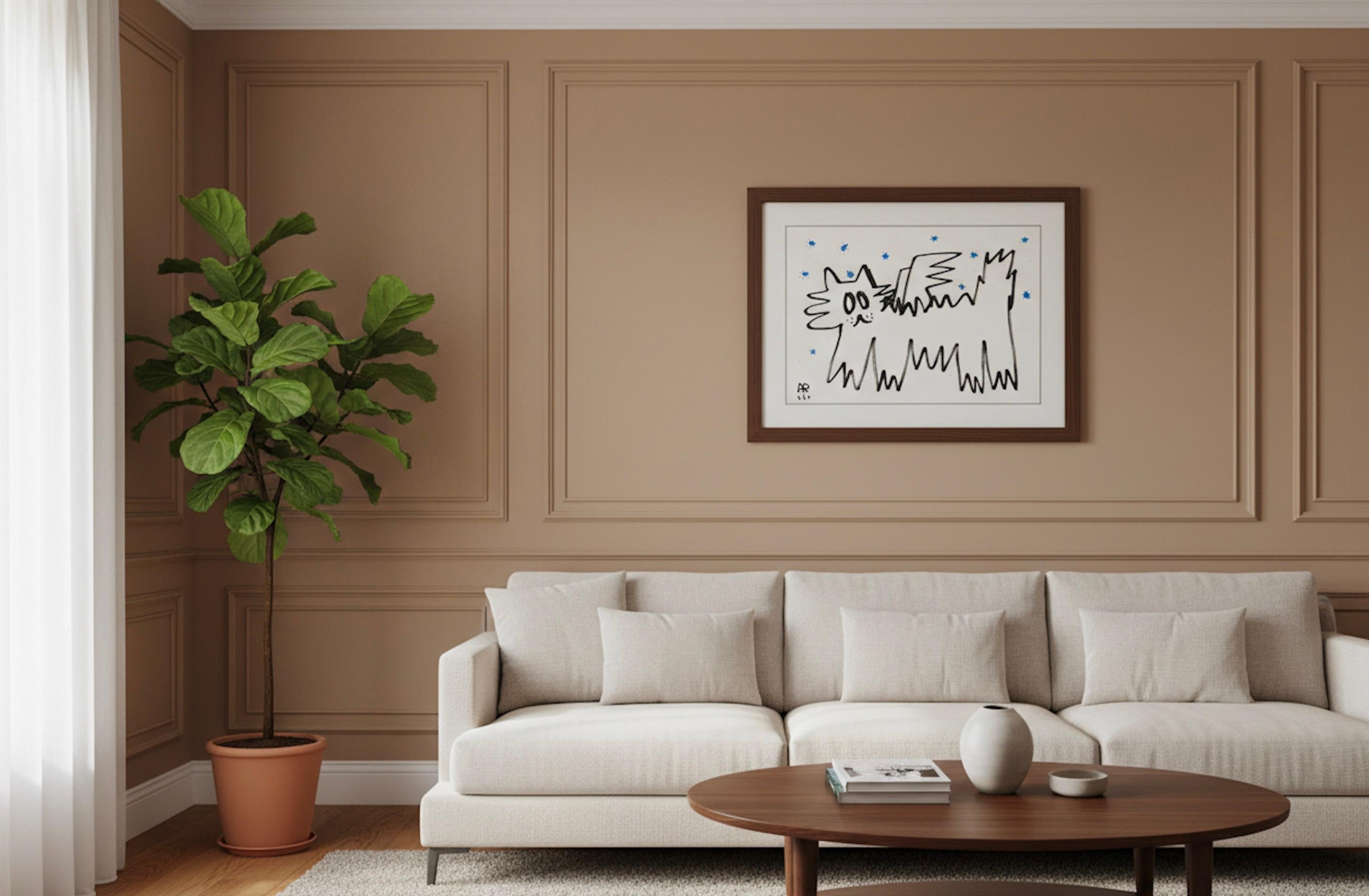 ENGELKATZE (Neue Wilde), Painting, von Angel Rivas