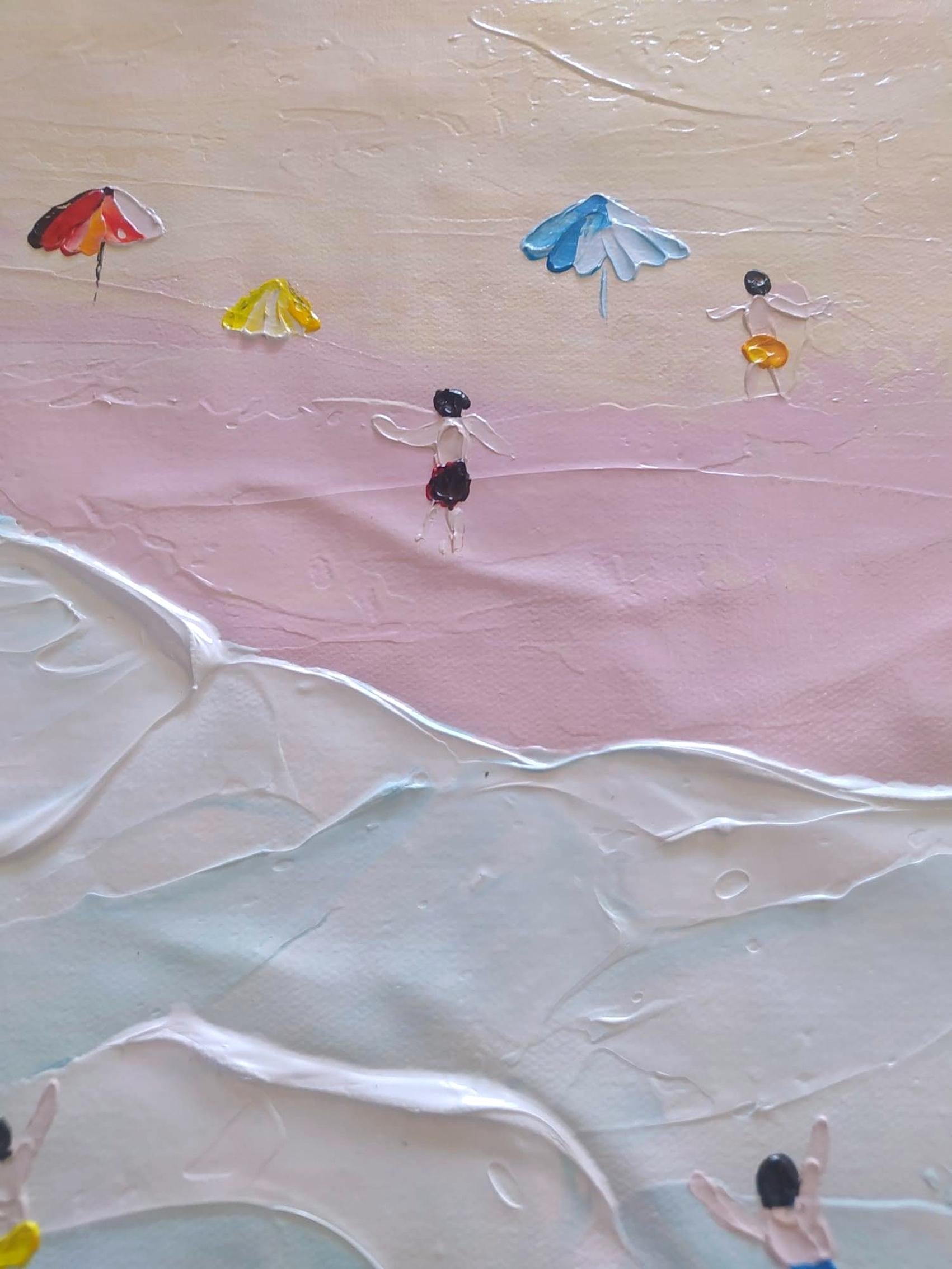 BEACH - Painting by Angel Rivas
