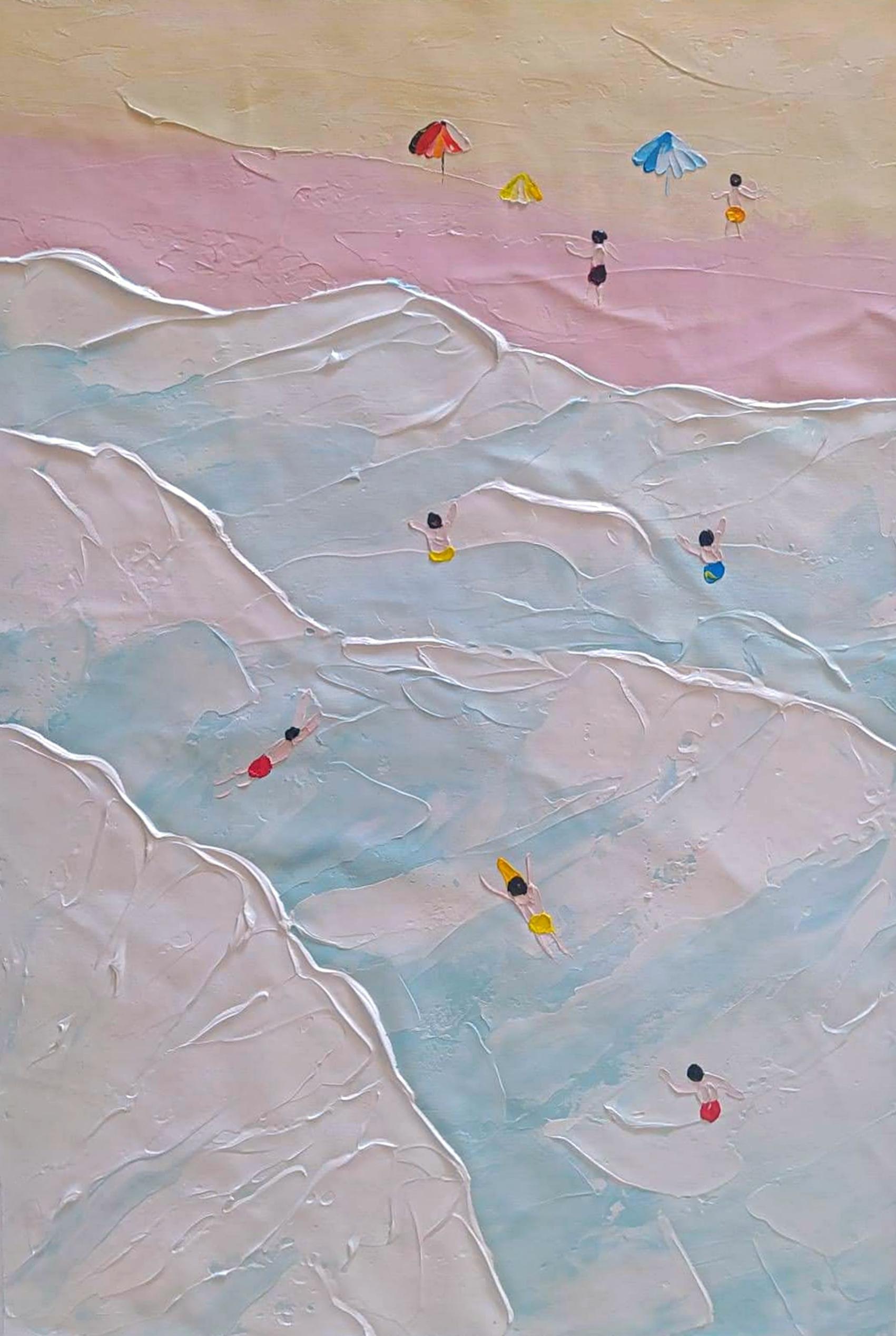 Angel Rivas Abstract Painting - BEACH