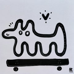 ANIMALE NERO - CANE SKATER II