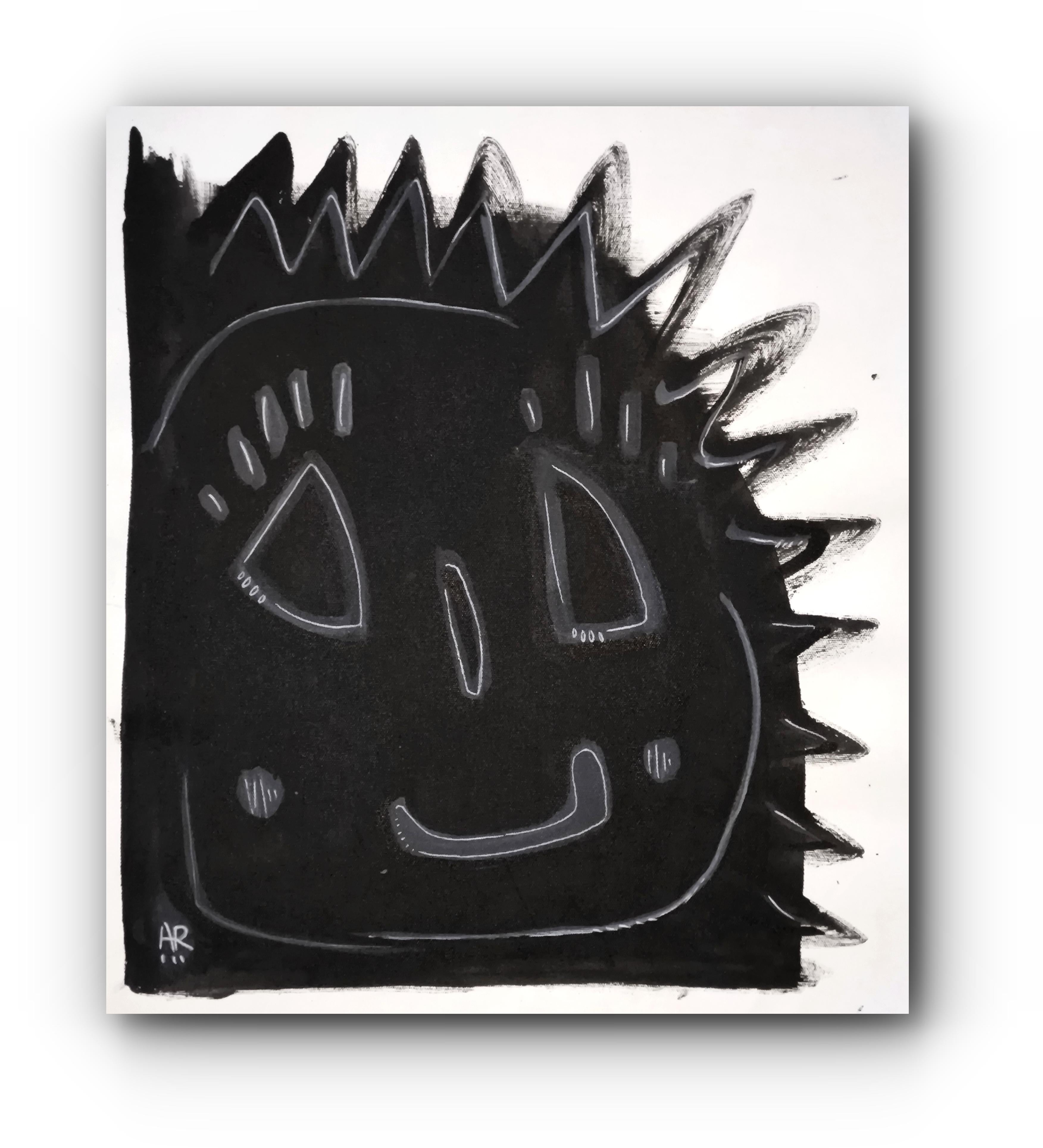 SOL NEGRO - Painting de Angel Rivas