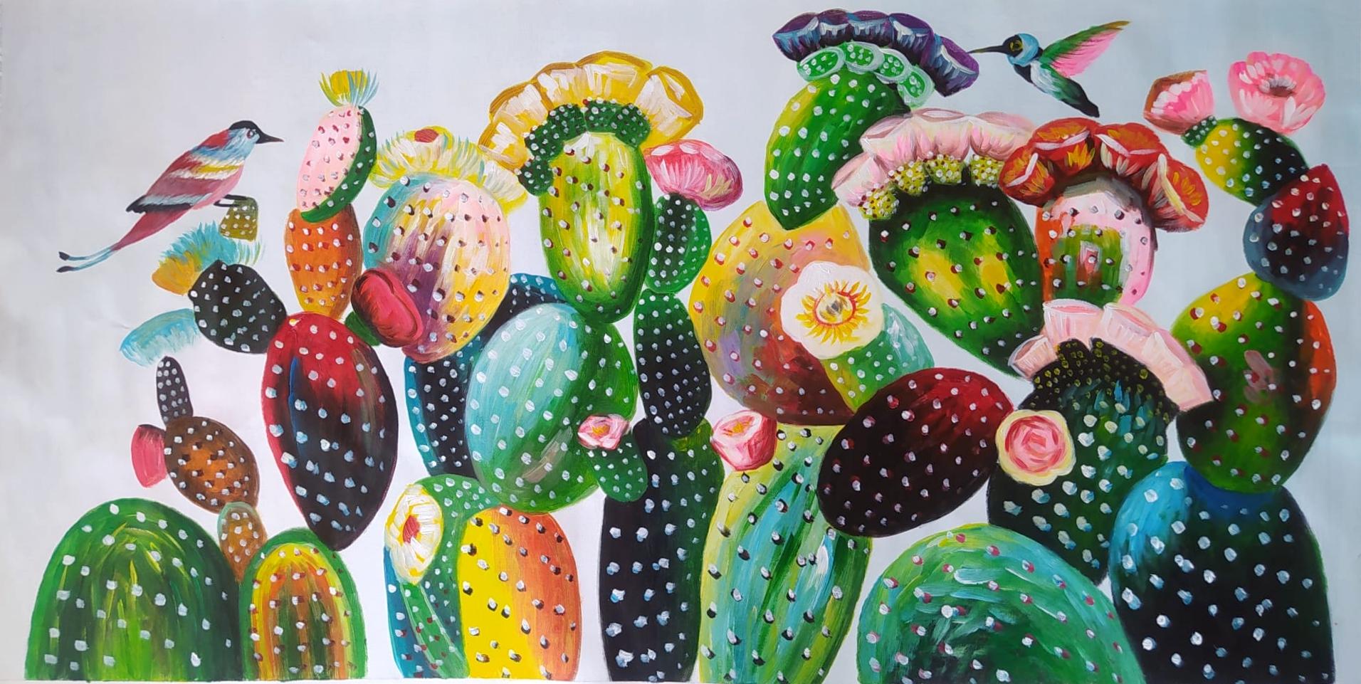 Animal Painting Angel Rivas - CACTUS