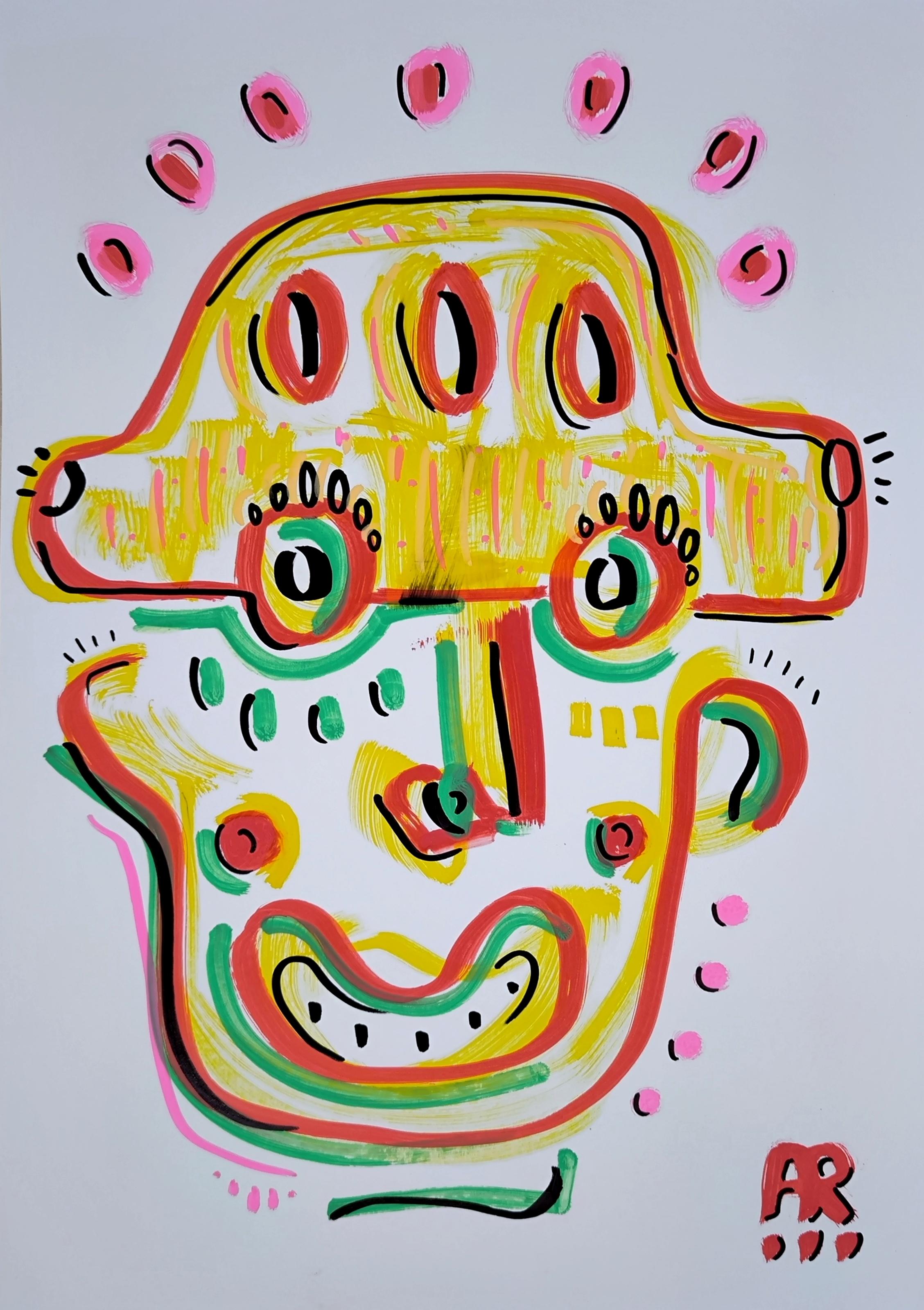 Animal Painting Angel Rivas - CAR MAN