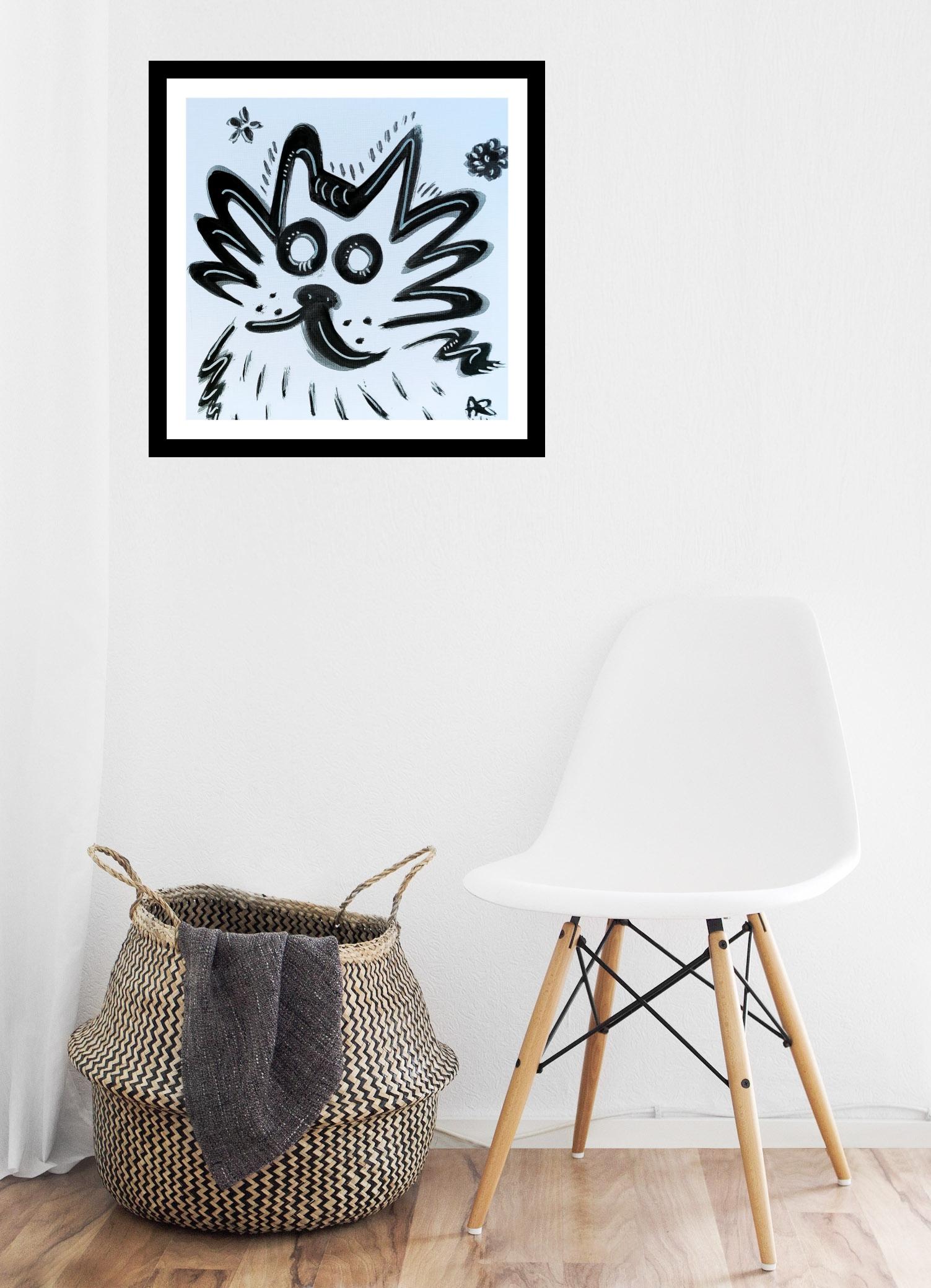 CAT - Painting Postmoderno di Angel Rivas