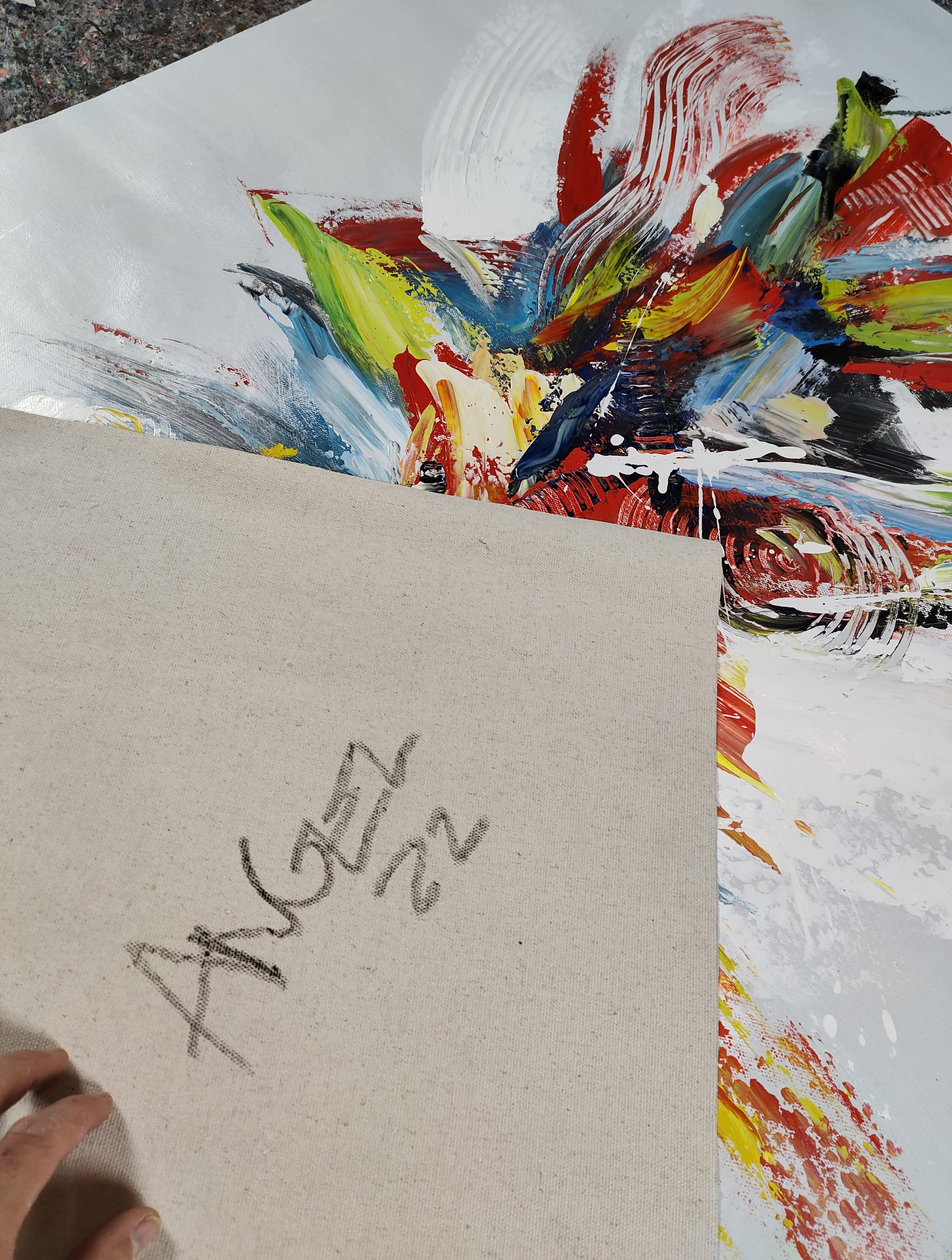 ESPLOSIONE DI COLORE - Painting di Angel Rivas