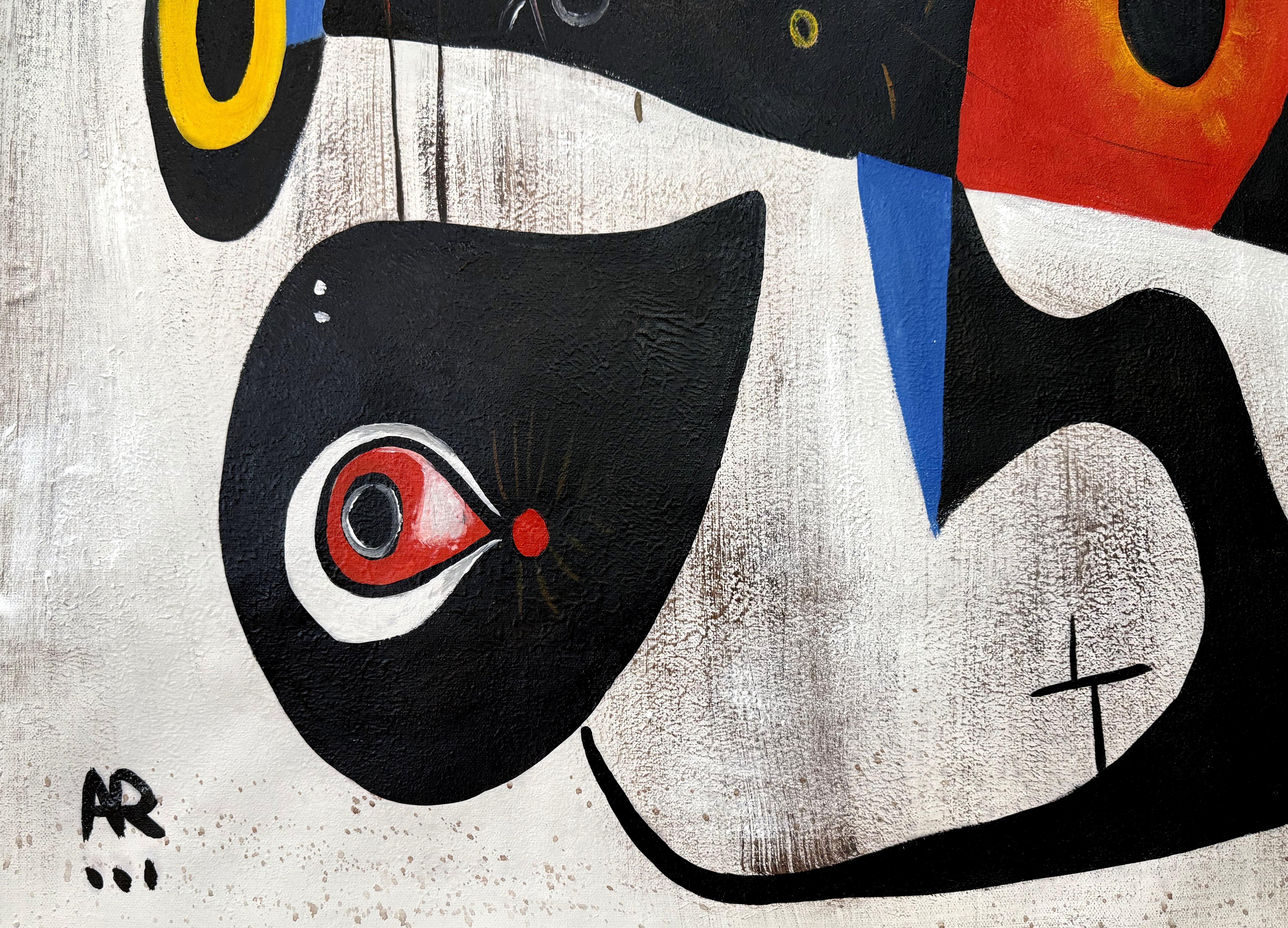 SOGNI DI MIRÓ - Painting di Angel Rivas