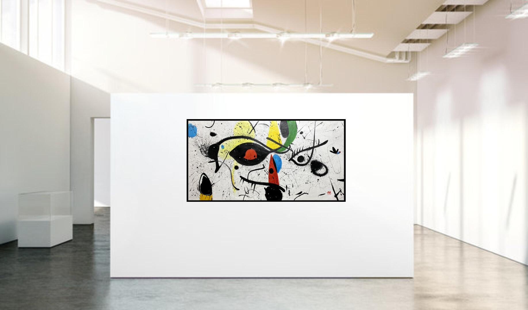 SUEÑOS DE MIRÓ - Painting Posmoderno de Angel Rivas
