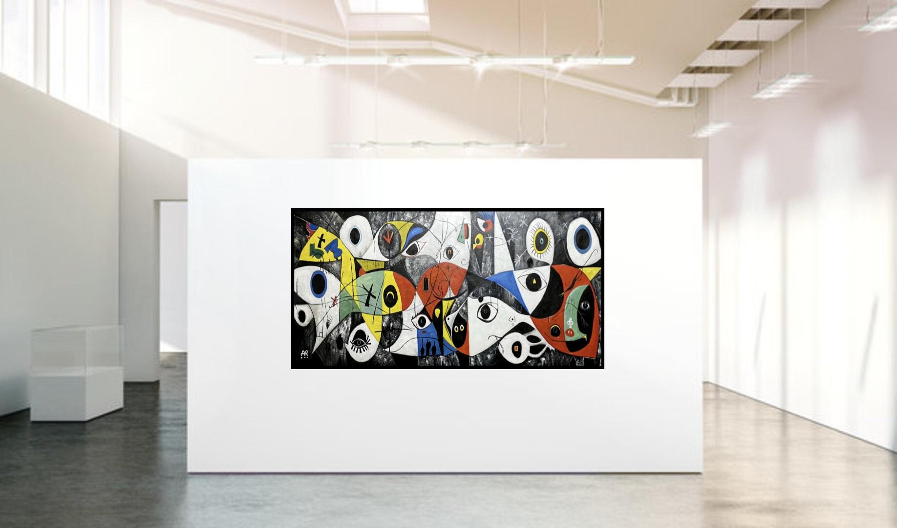 SOGNI DI MIRÓ - Painting Postmoderno di Angel Rivas