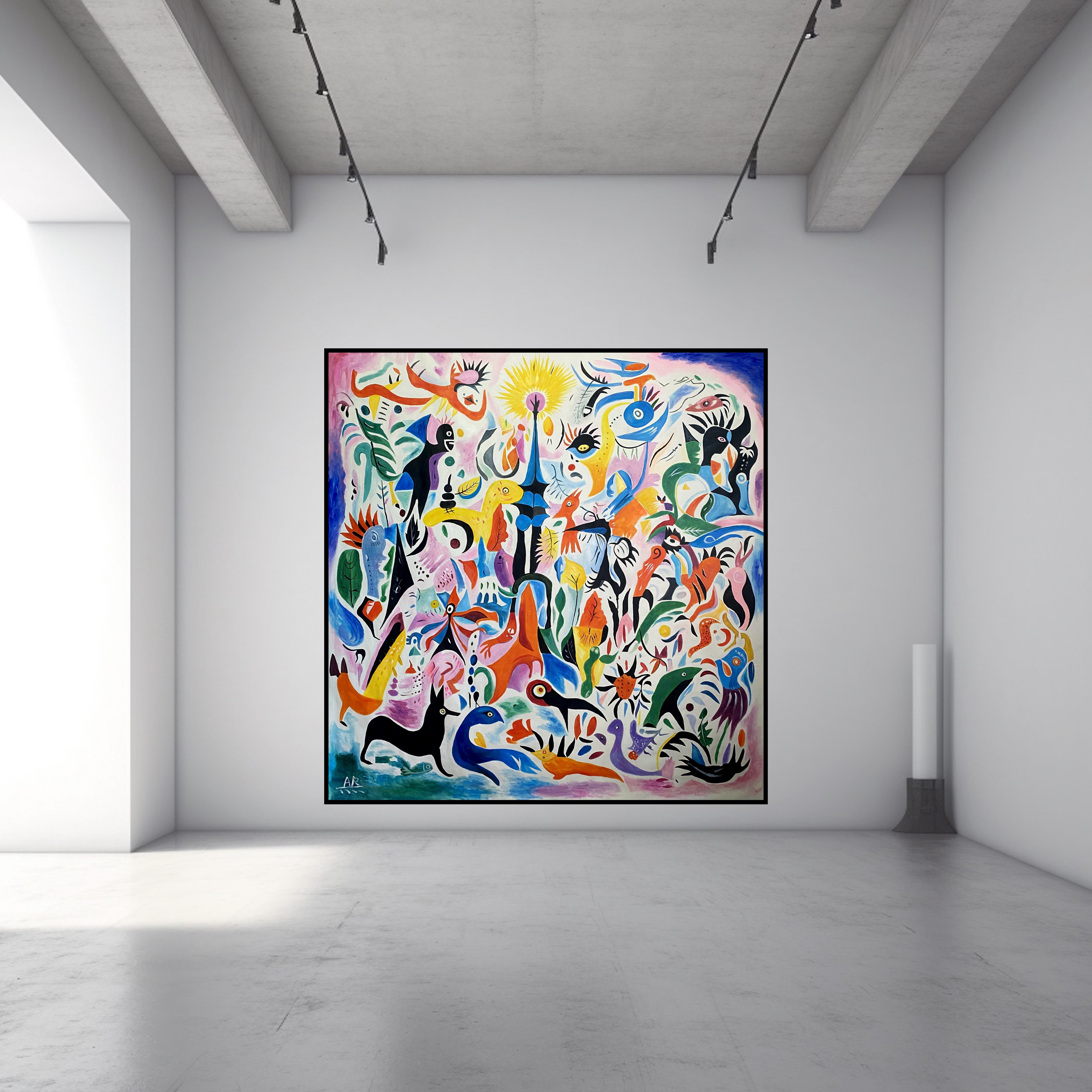 MONDO FANTASTICO - Painting di Angel Rivas