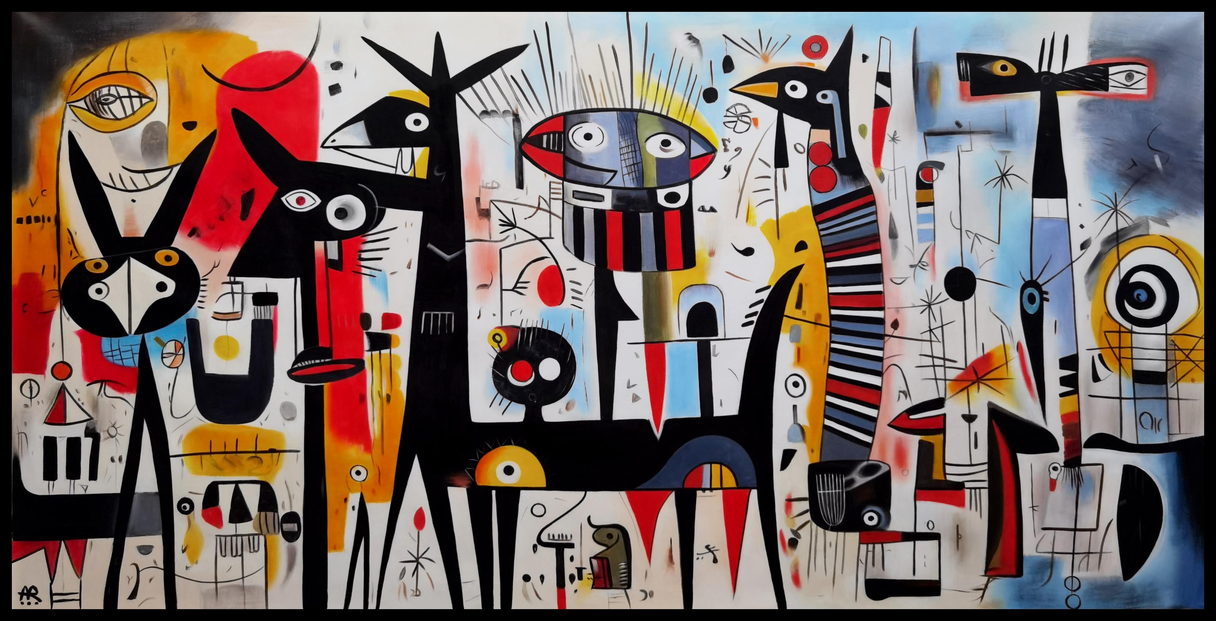 MUNDO DE FANTASÍA - Painting Moderno de Angel Rivas