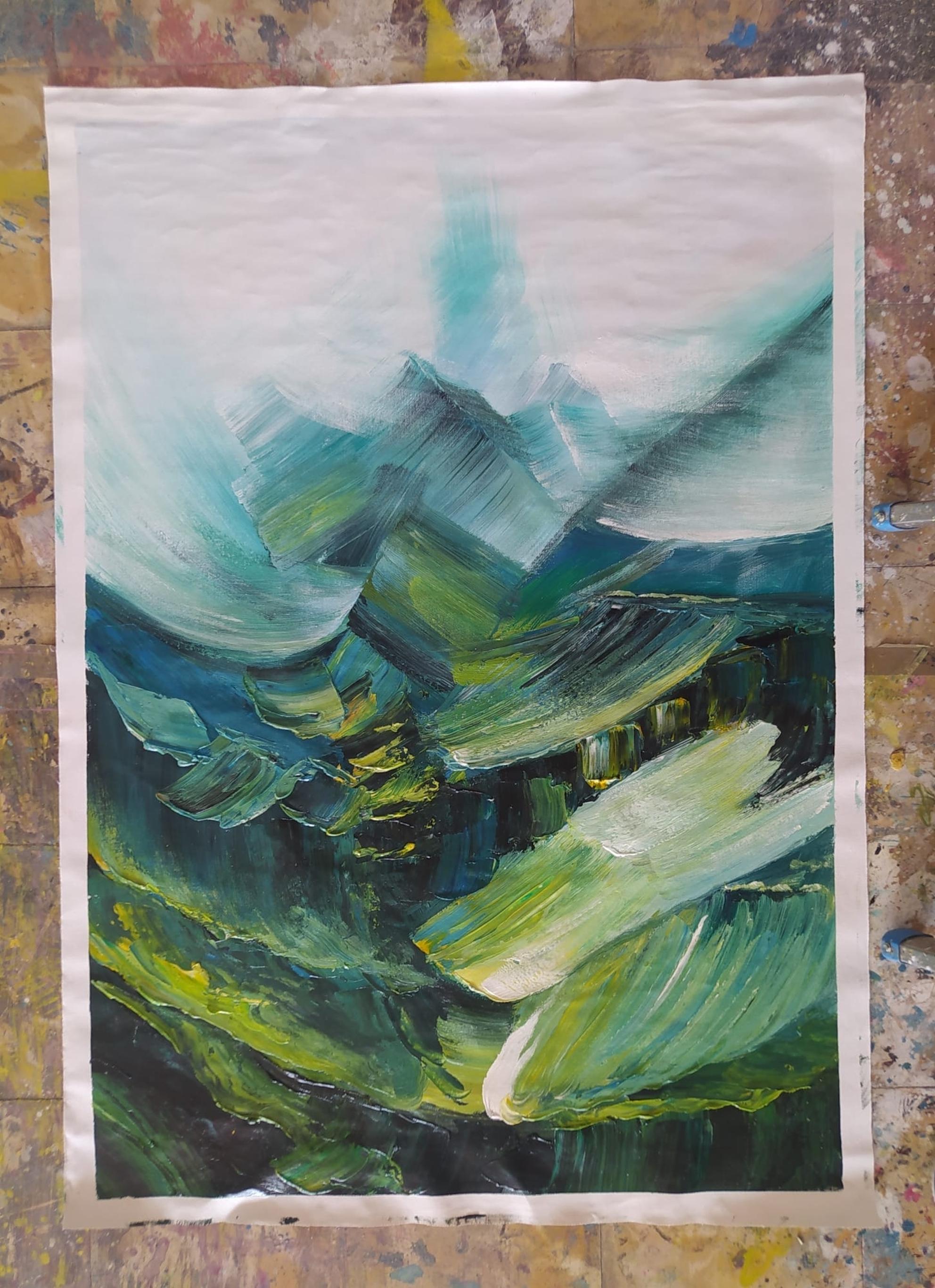 Original unique piece hand painted

