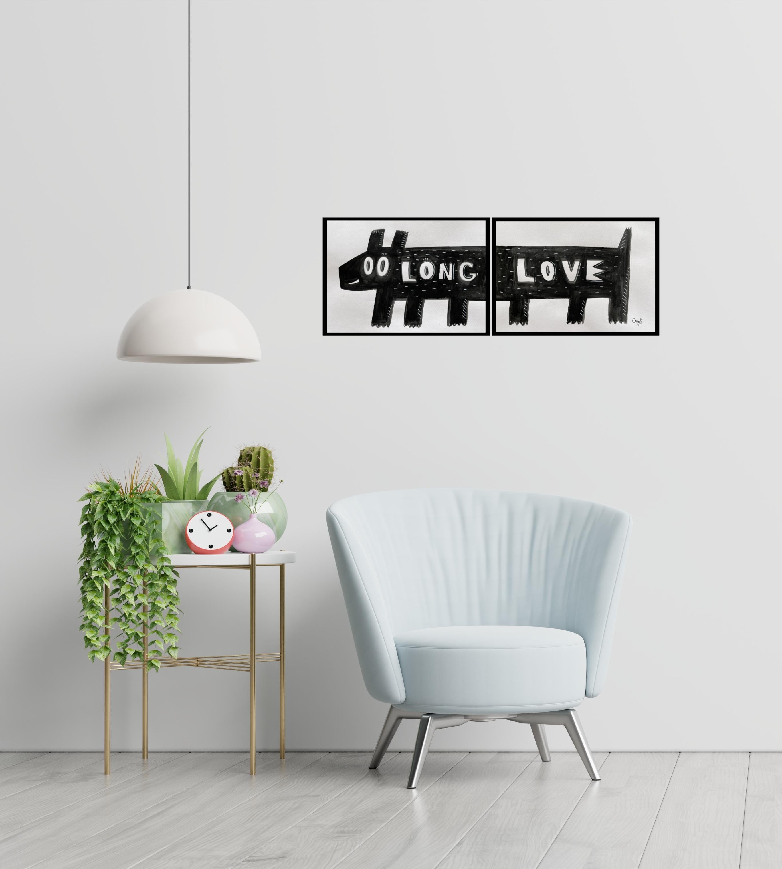 LANGE LIEBE – Painting von Angel Rivas