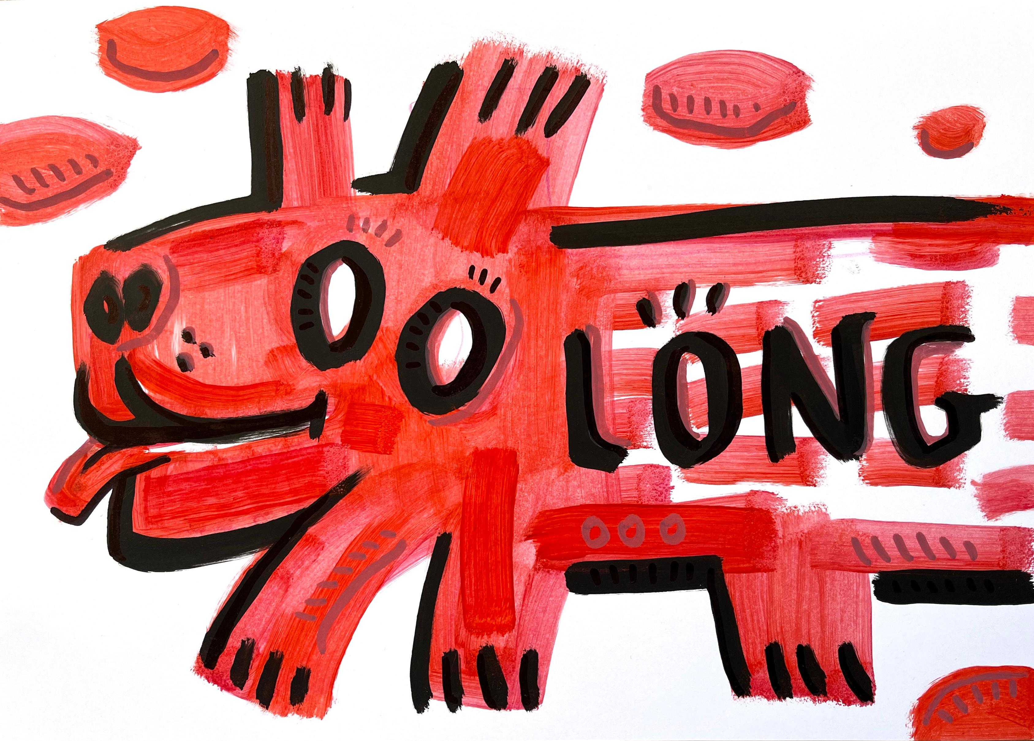 LANGE LIEBE (Neue Wilde), Painting, von Angel Rivas