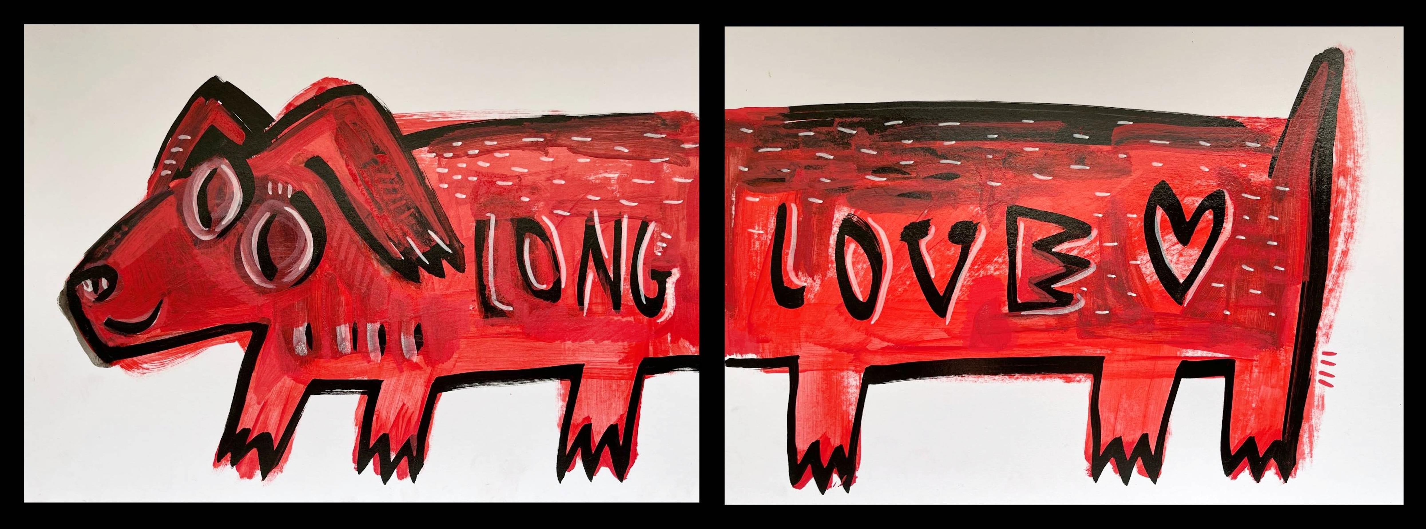 Angel Rivas Figurative Painting - LONG LOVE