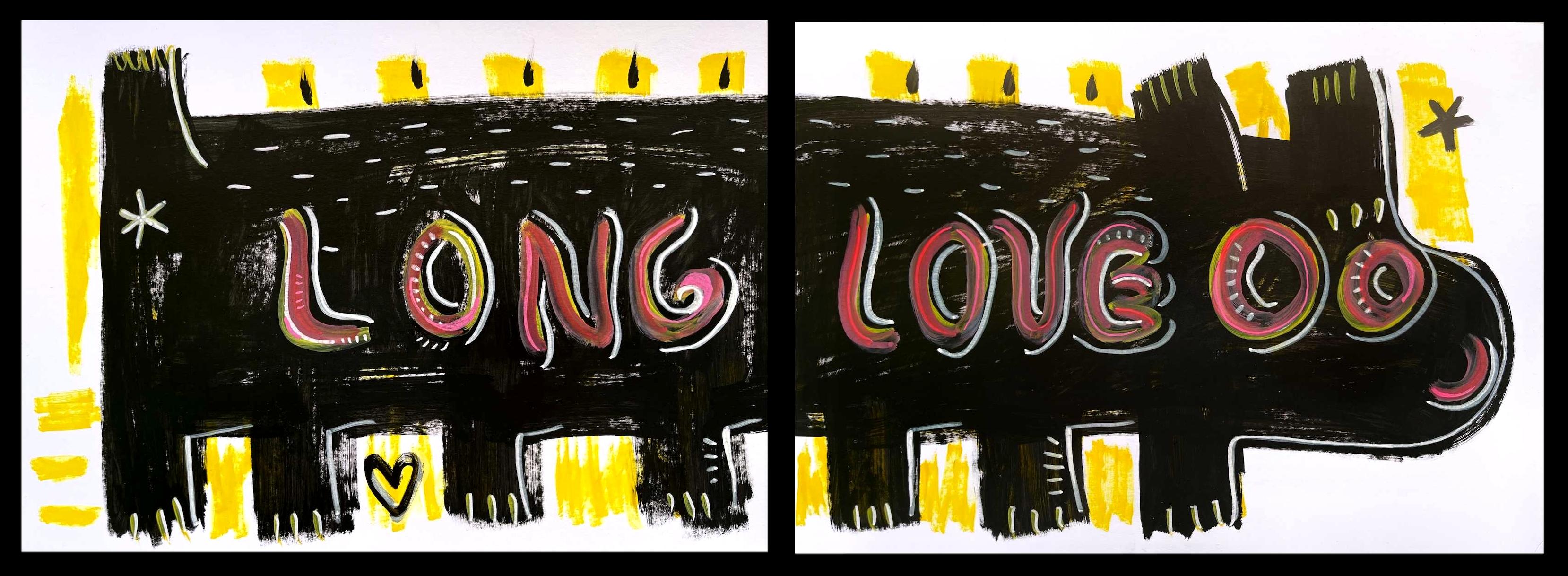 Angel Rivas Figurative Painting - LONG LOVE