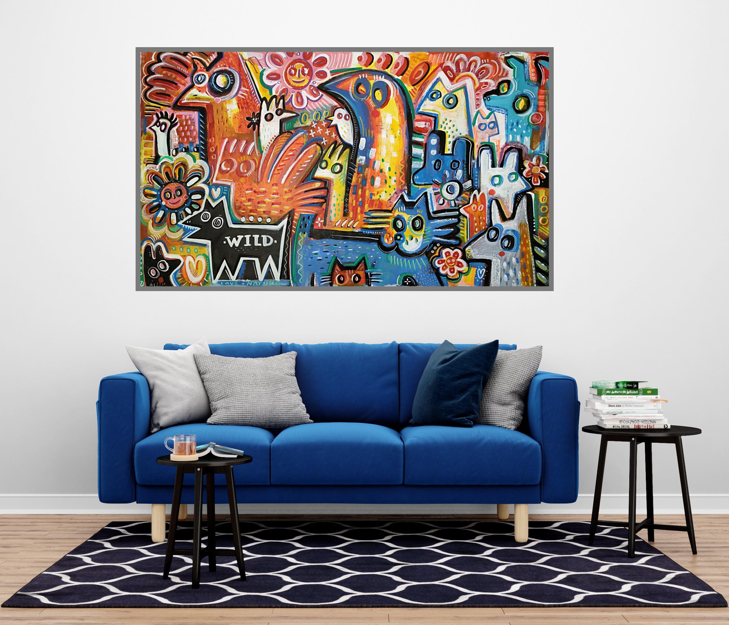 LOVE NATURE - Painting by Angel Rivas