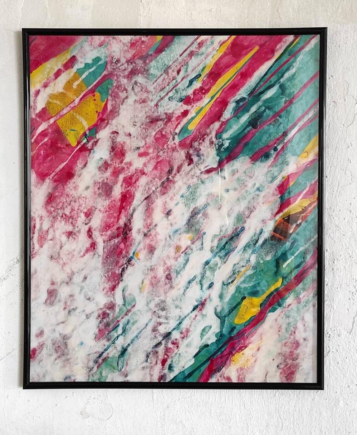 FUSIONE - Abstract Painting Grigio di Angel Rivas
