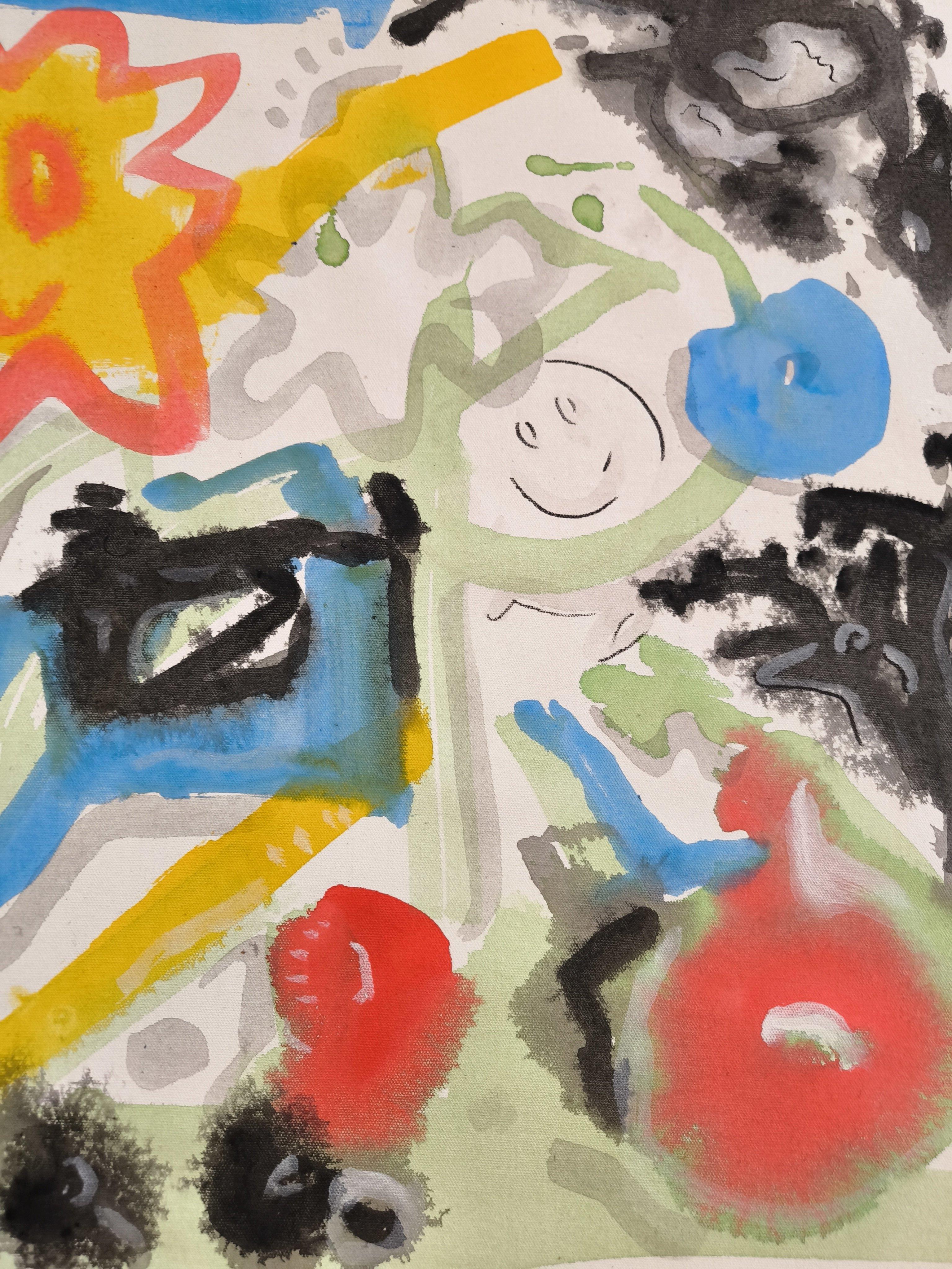 MY SMILING STAR - Painting by Angel Rivas