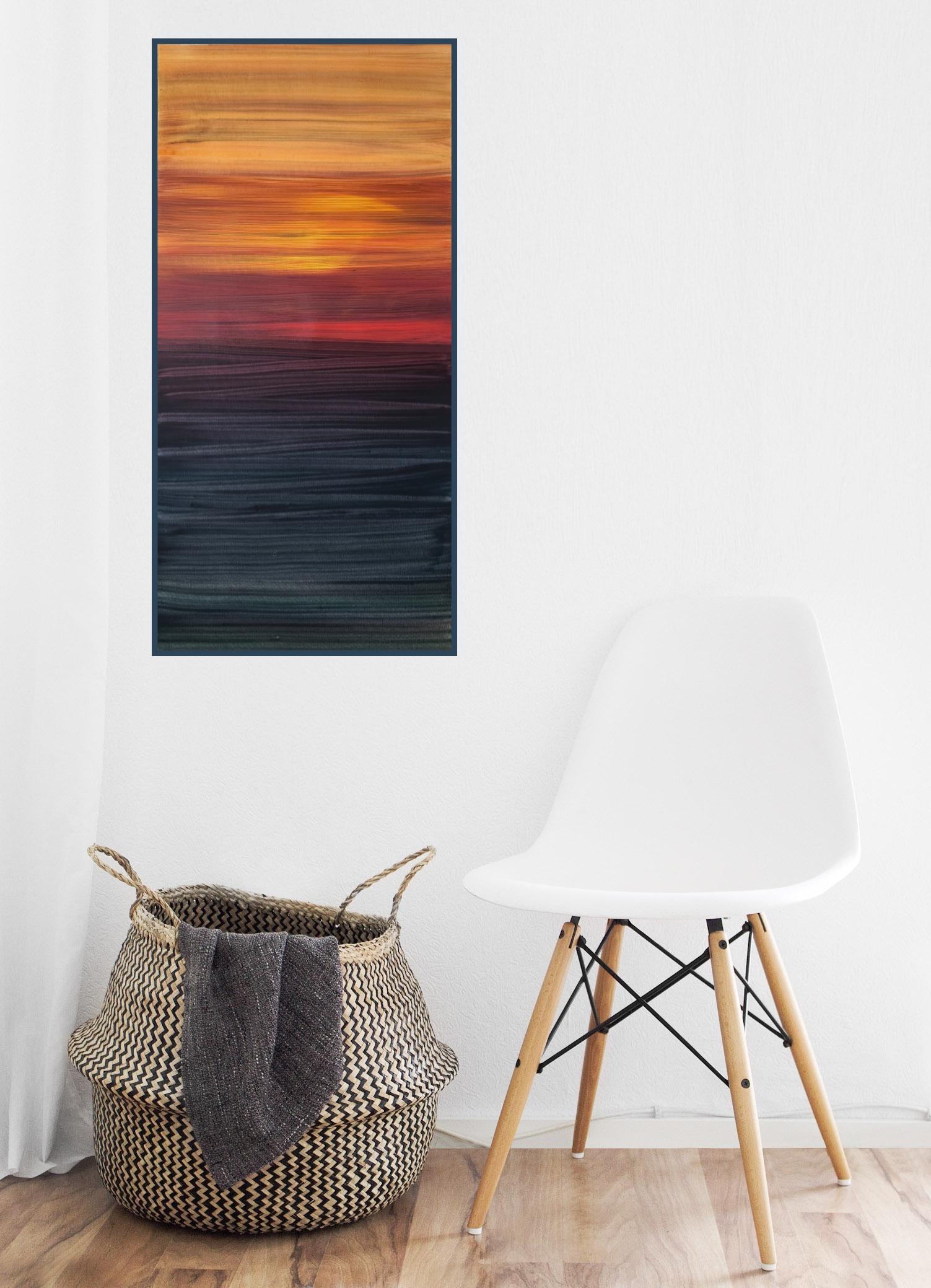RIPOSARE AL TRAMONTO - Painting Postmoderno di Angel Rivas