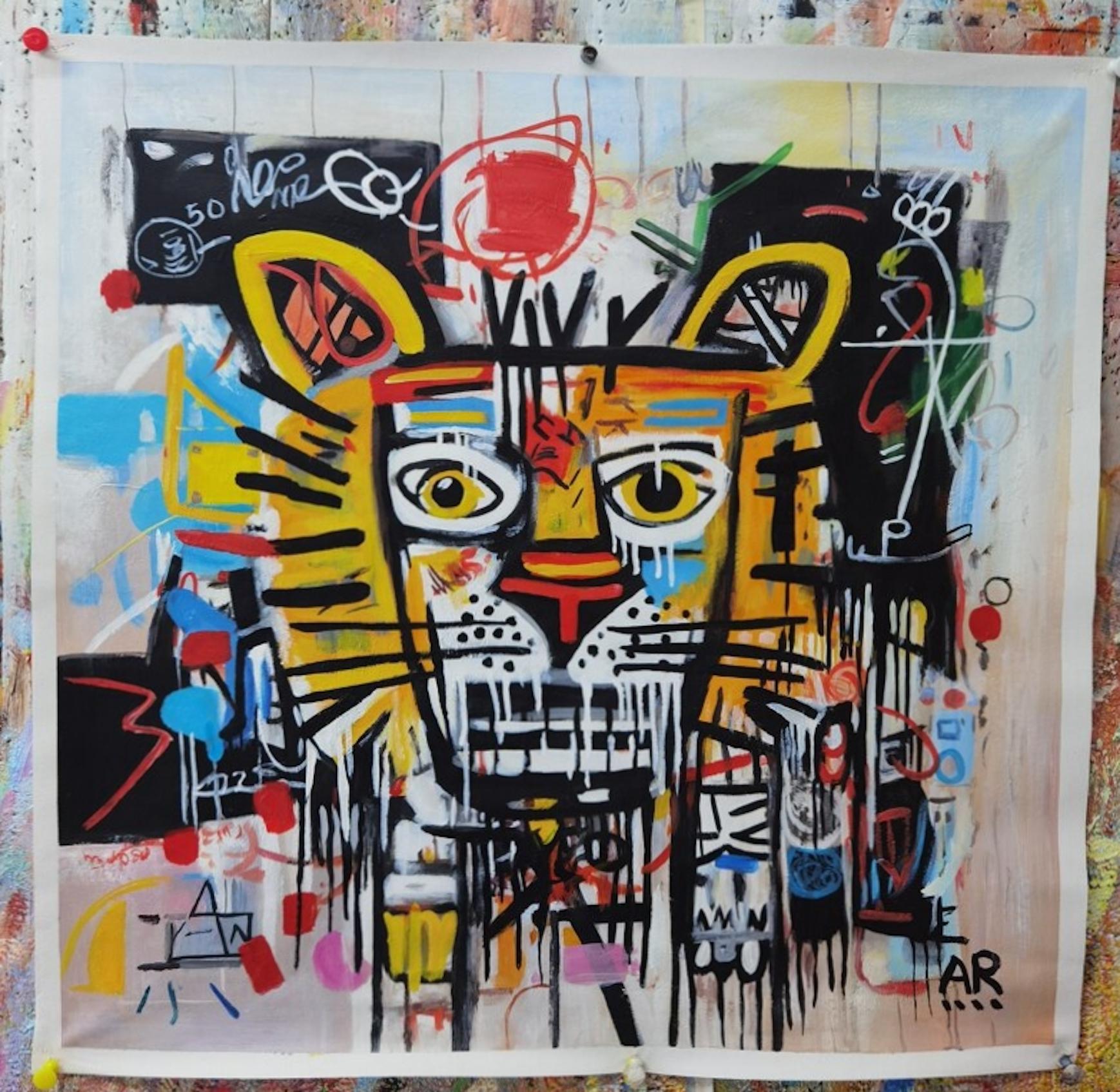TIGRE - Painting di Angel Rivas