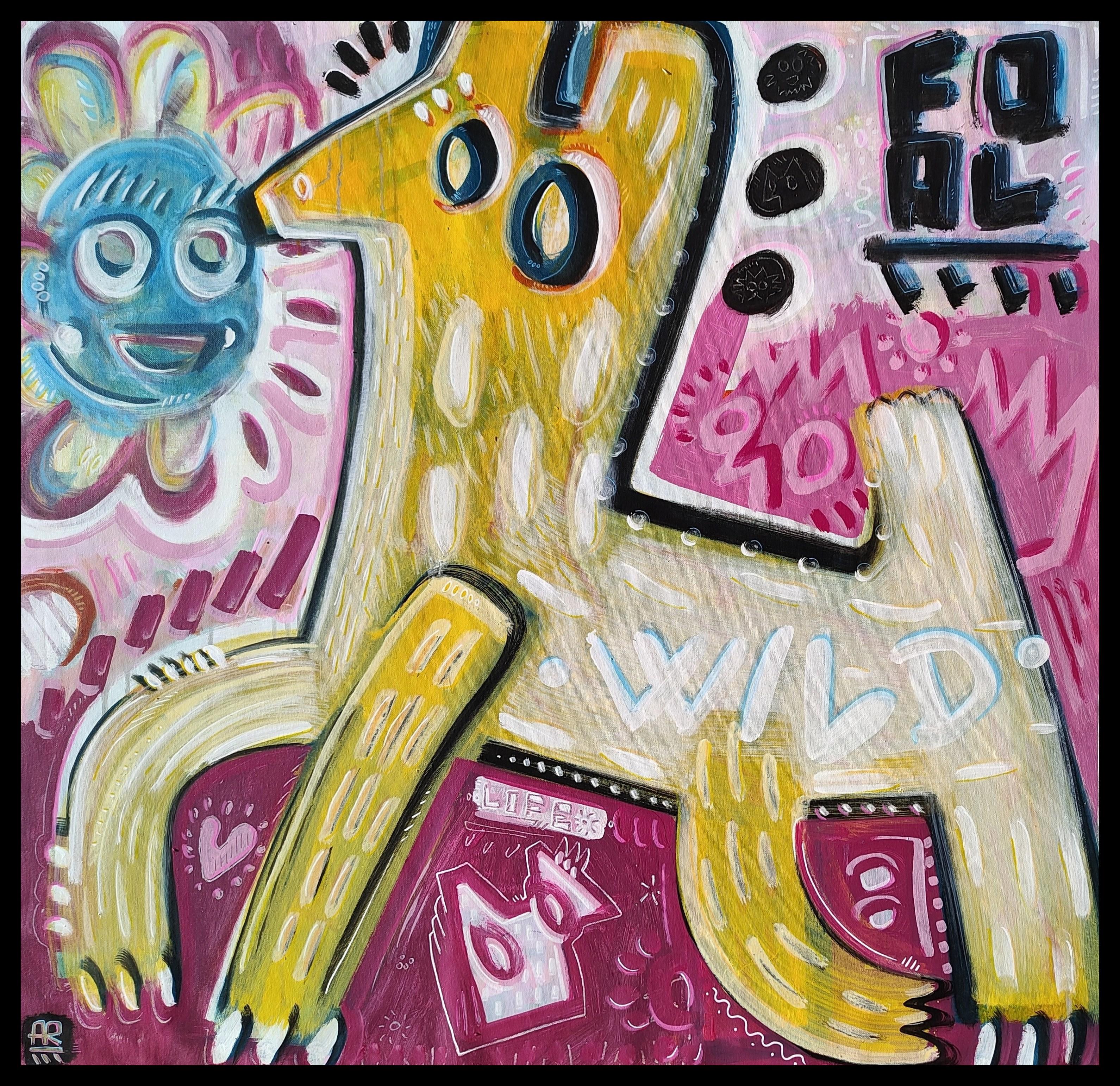 POTRO SALVAJE - Painting de Angel Rivas