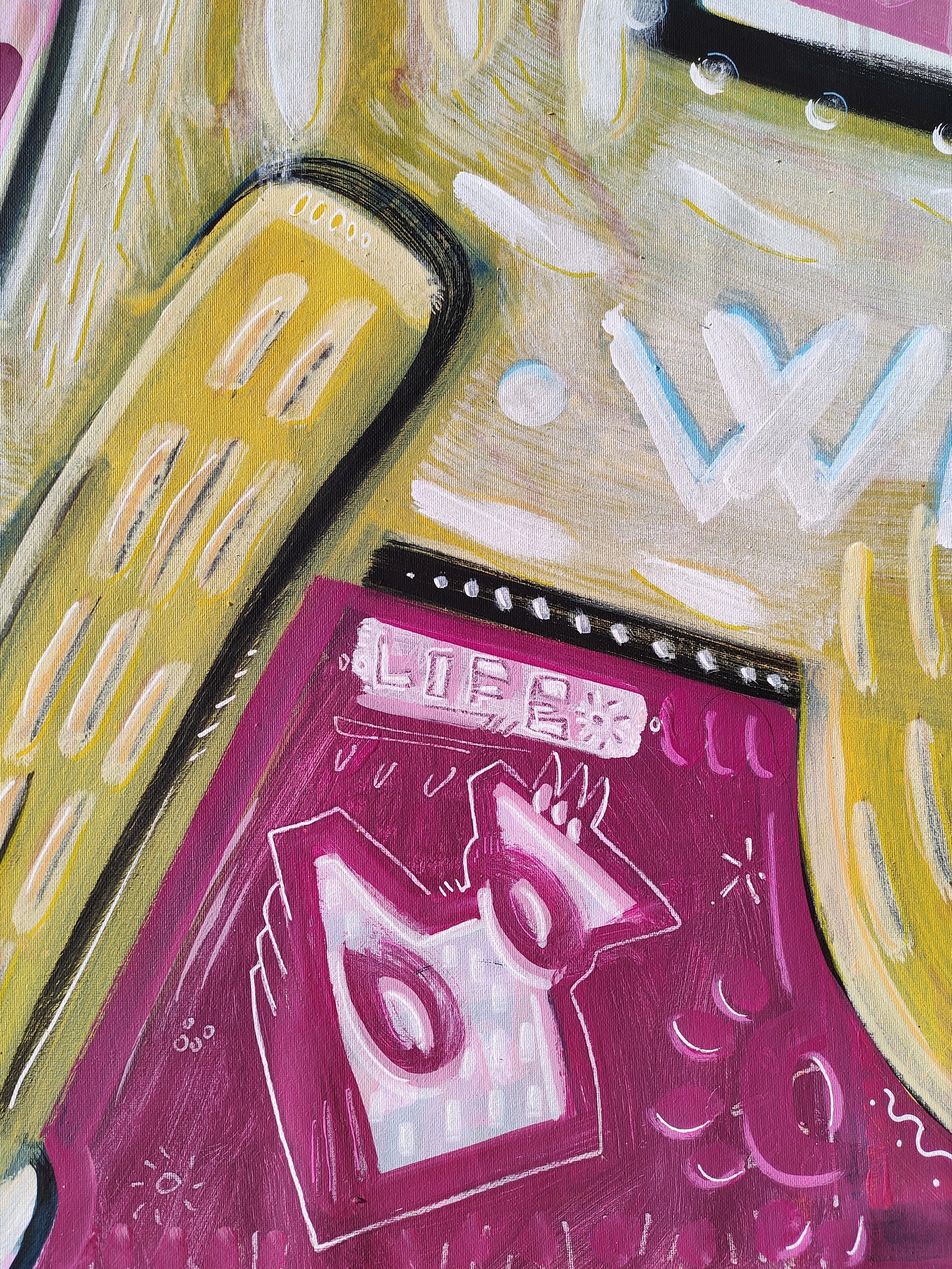 POTRO SALVAJE - Painting Posmoderno de Angel Rivas