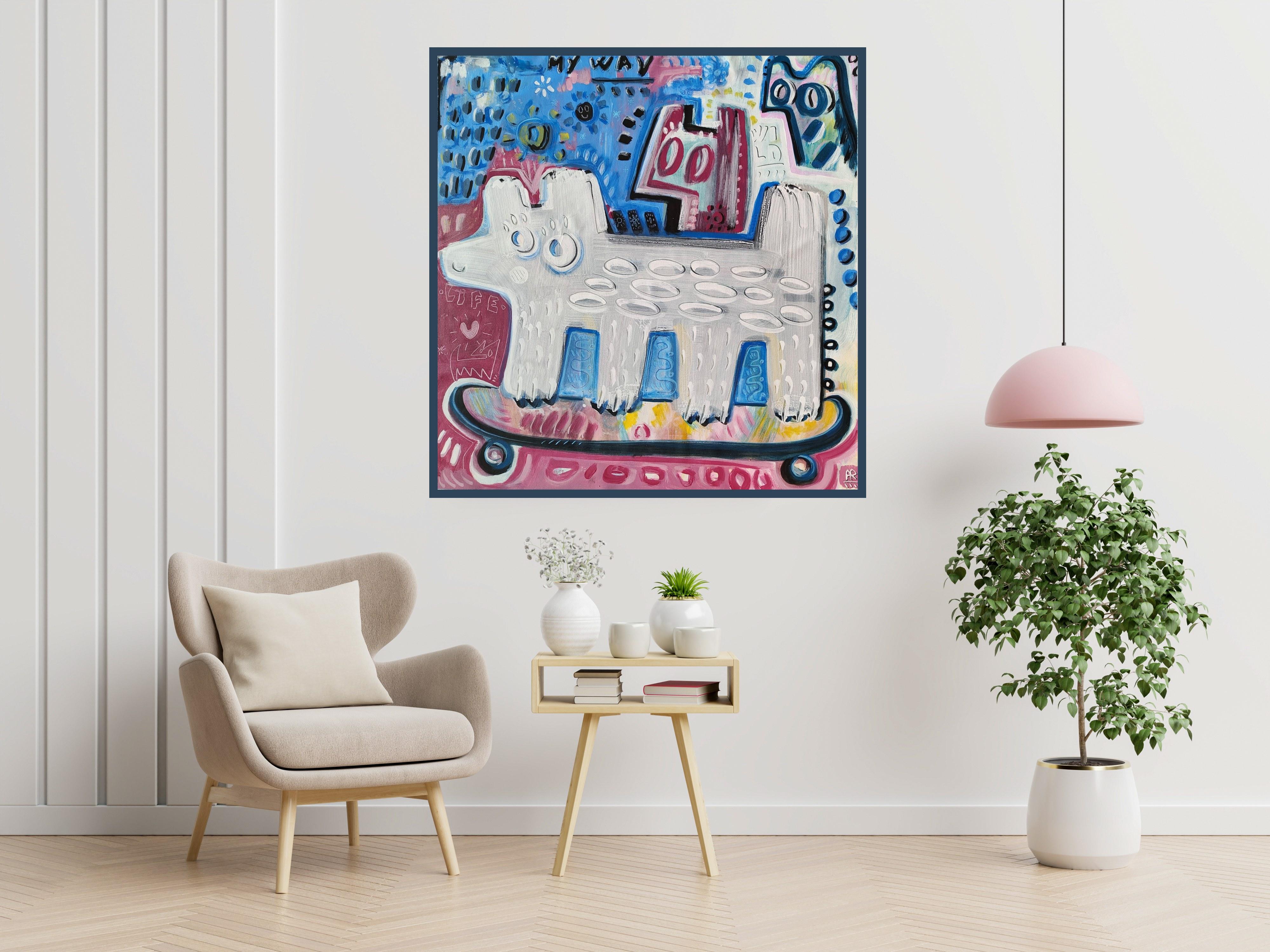 VITA SELVATICA - Painting di Angel Rivas