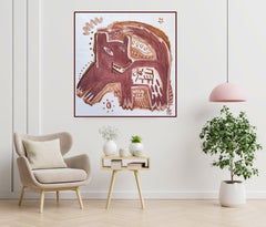 Véritable vie, peinture sur toile