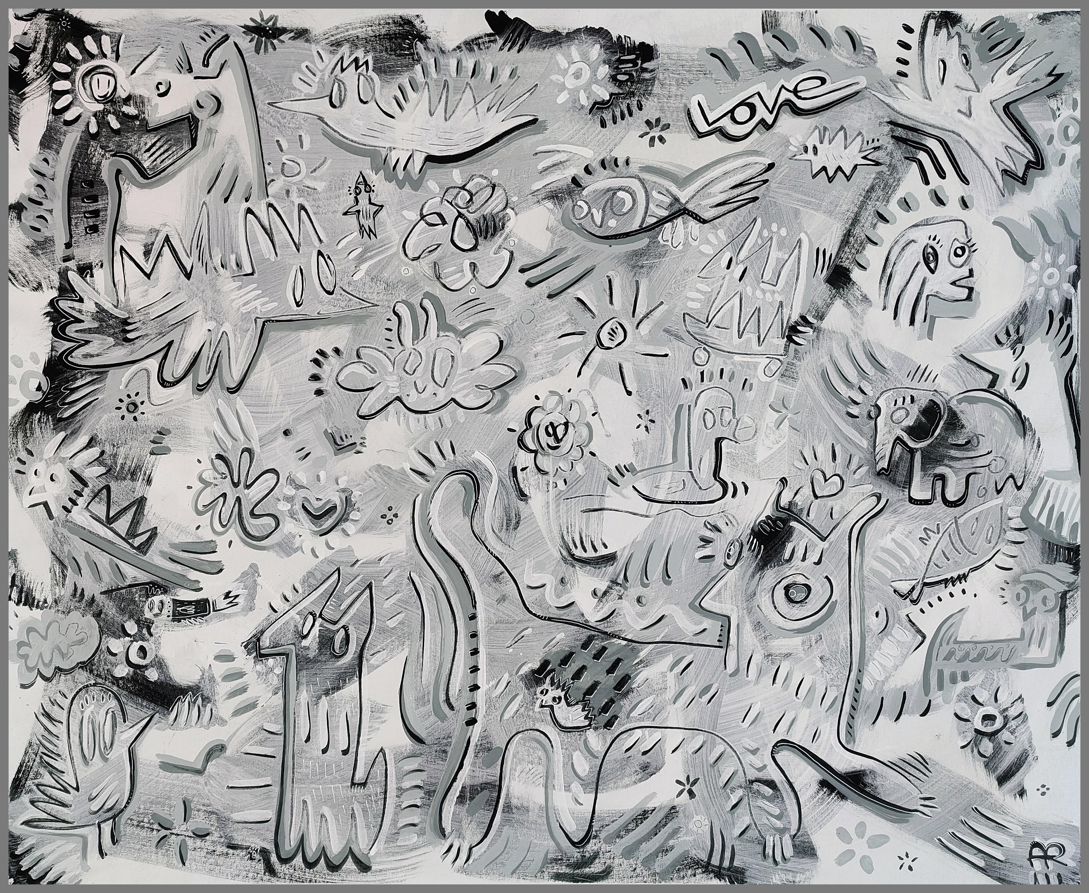 WINTER IS COMING - Post-Modern Painting by Angel Rivas