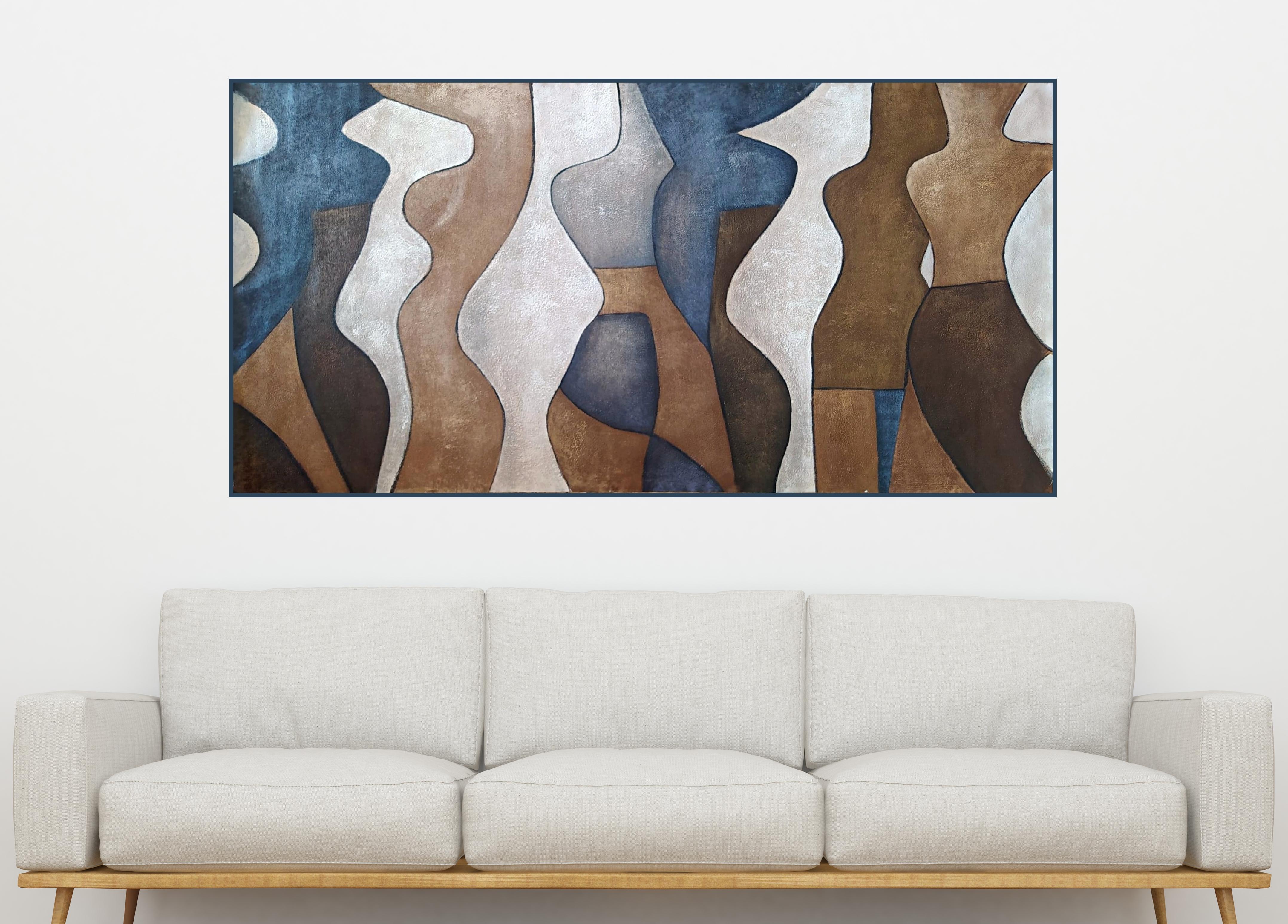 Abstract Painting Angel Rivas - DANSE FÉMININE 2022