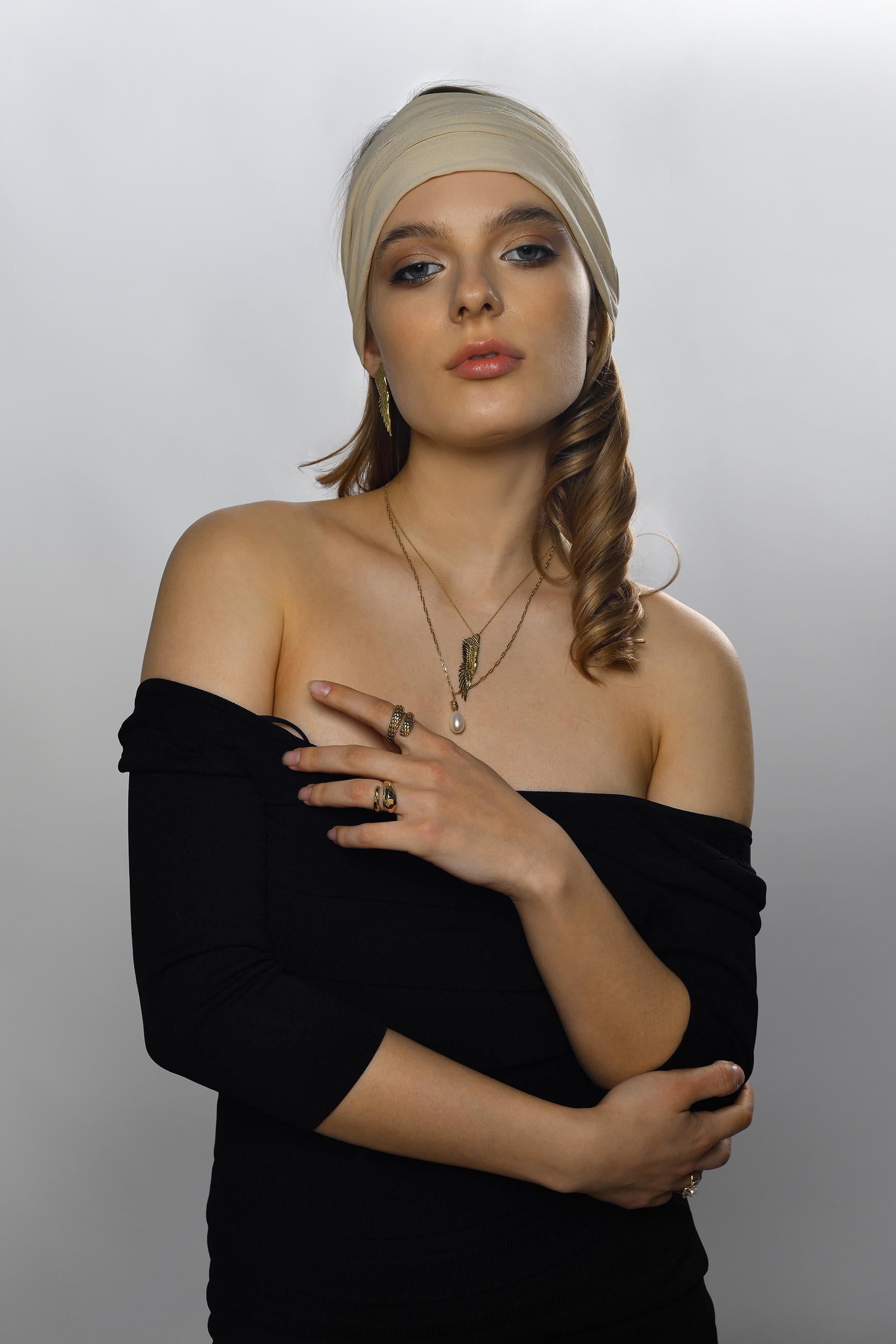 Angel Wing Pendant Necklace For Sale 1