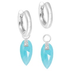 Boucles d'oreilles Angel Wings Arizona turquoise