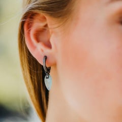 Angel Wings Aquamarine Earrings